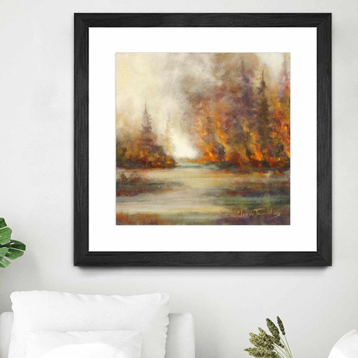 Un temps pour chaque chose by Claude Tremblay on GIANT ART - purple trees