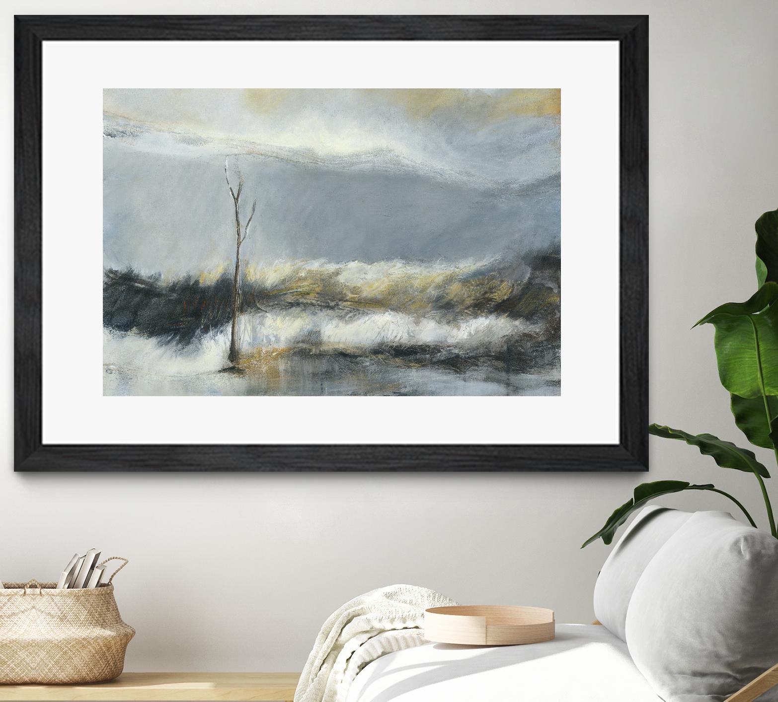 Lumière Vespérale III by Kathleen Cloutier on GIANT ART - yellow abstract