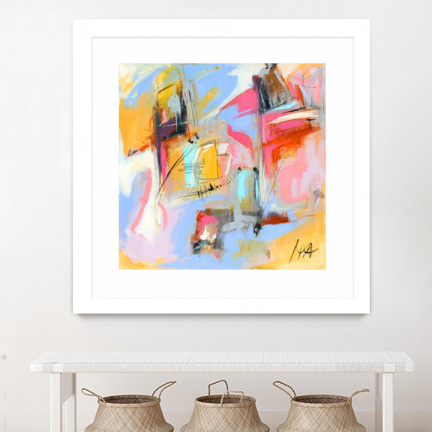 Renouveau by Marc Archambault on GIANT ART - pink abstract