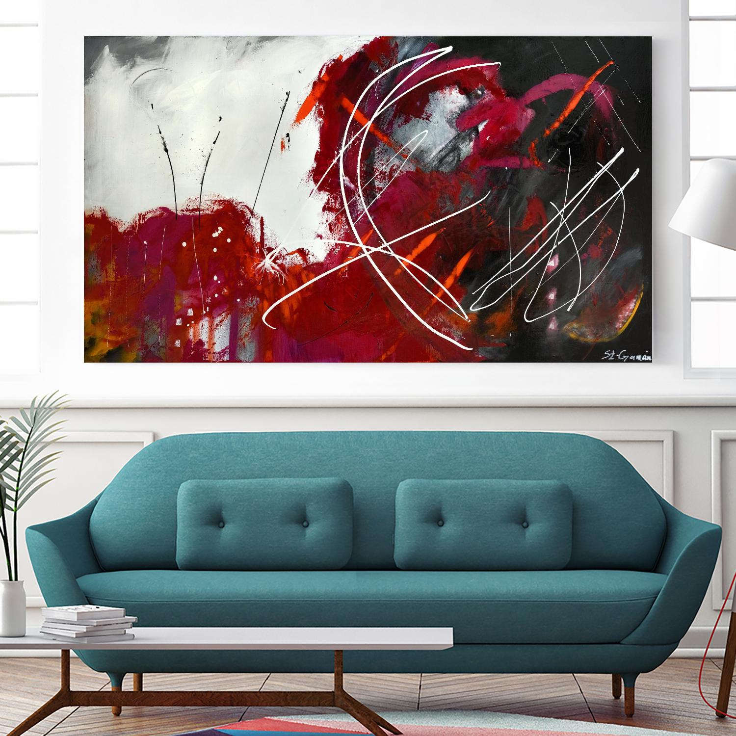 Incontournable by Carole St-Germain on GIANT ART - white abstract