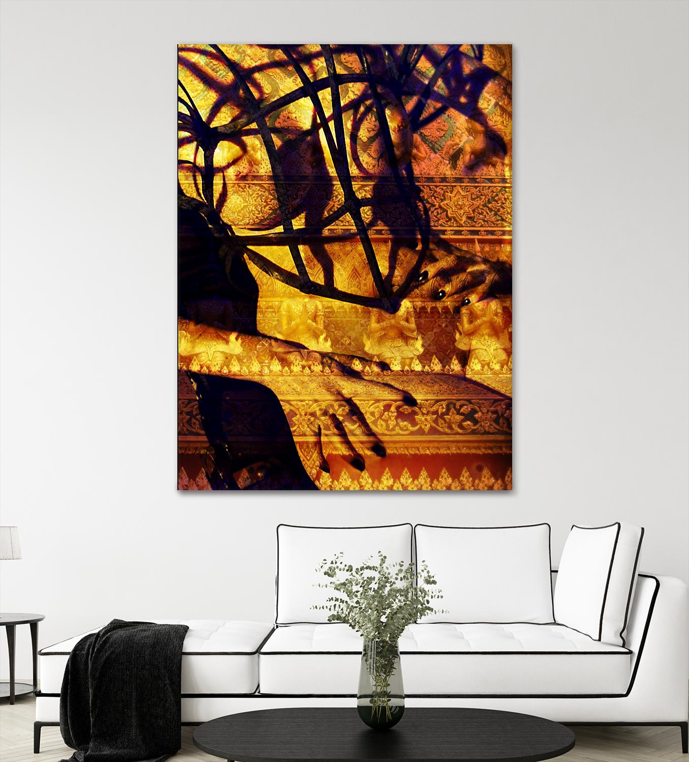 Body Temple Gold by Daniel Stanford on GIANT ART - black photo art