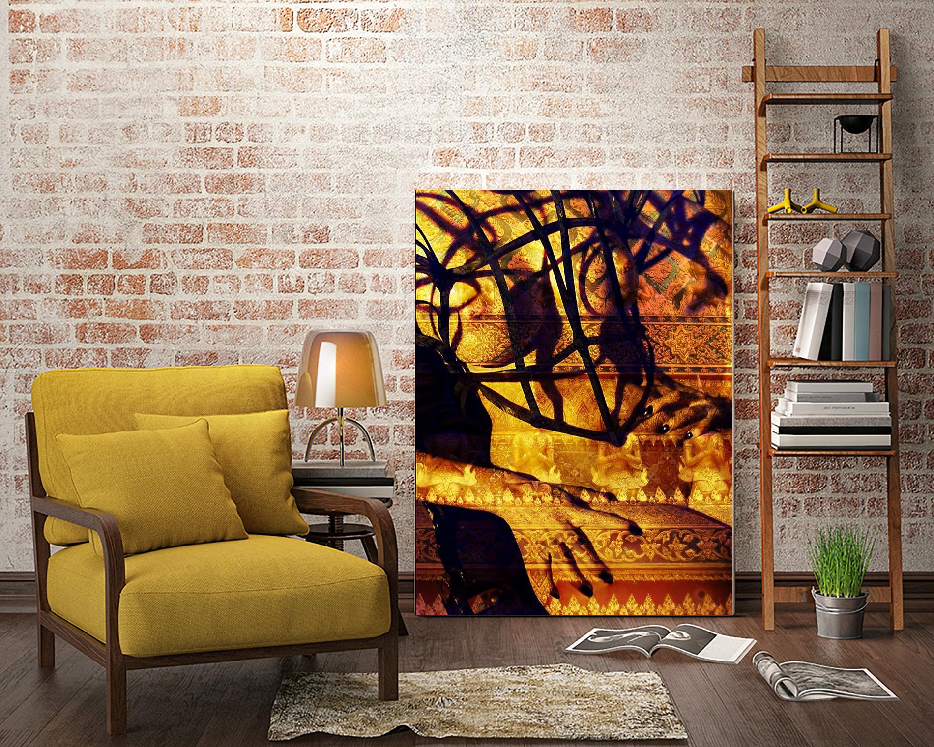 Body Temple Gold by Daniel Stanford on GIANT ART - black photo art