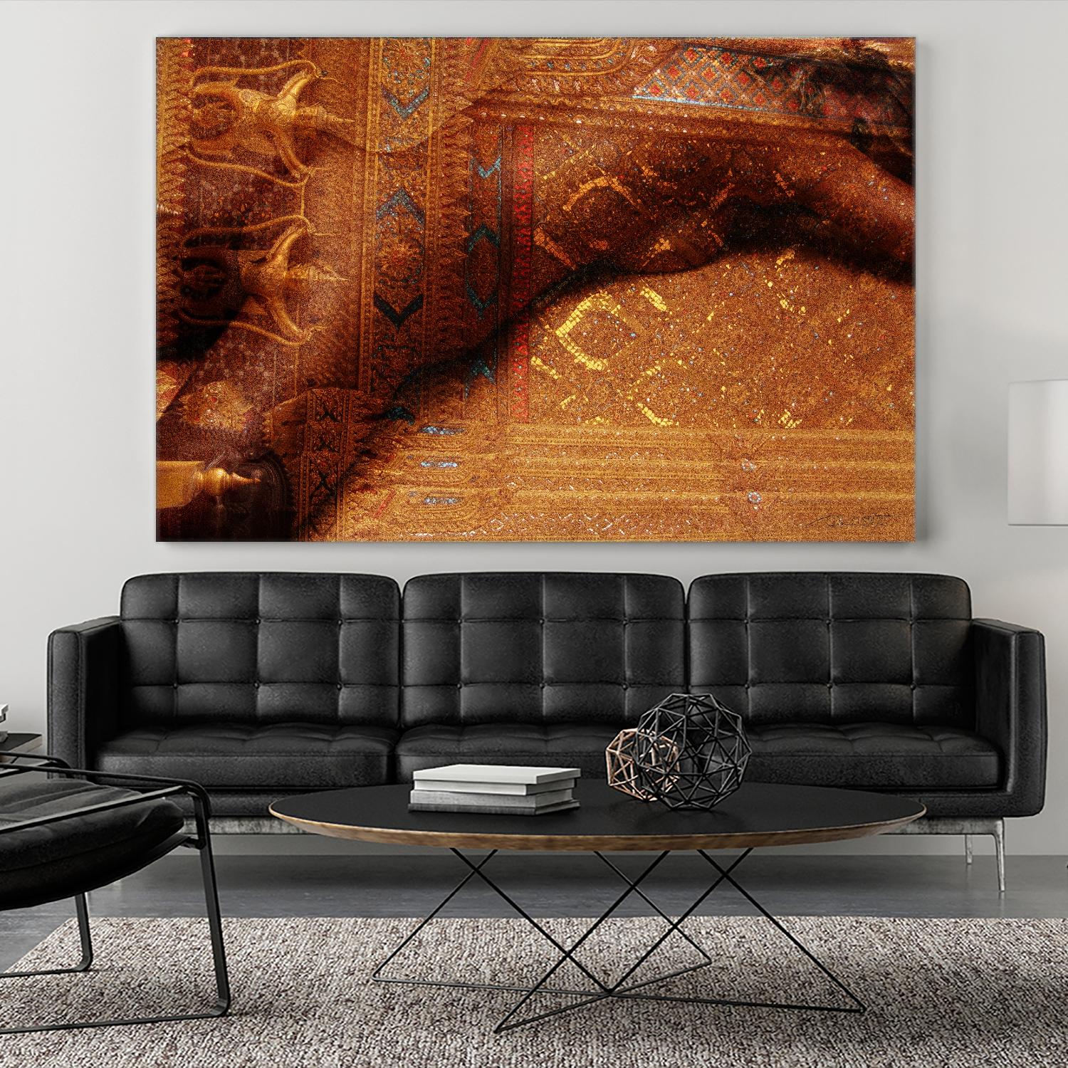 Behind Gold by Daniel Stanford on GIANT ART - orange photo art