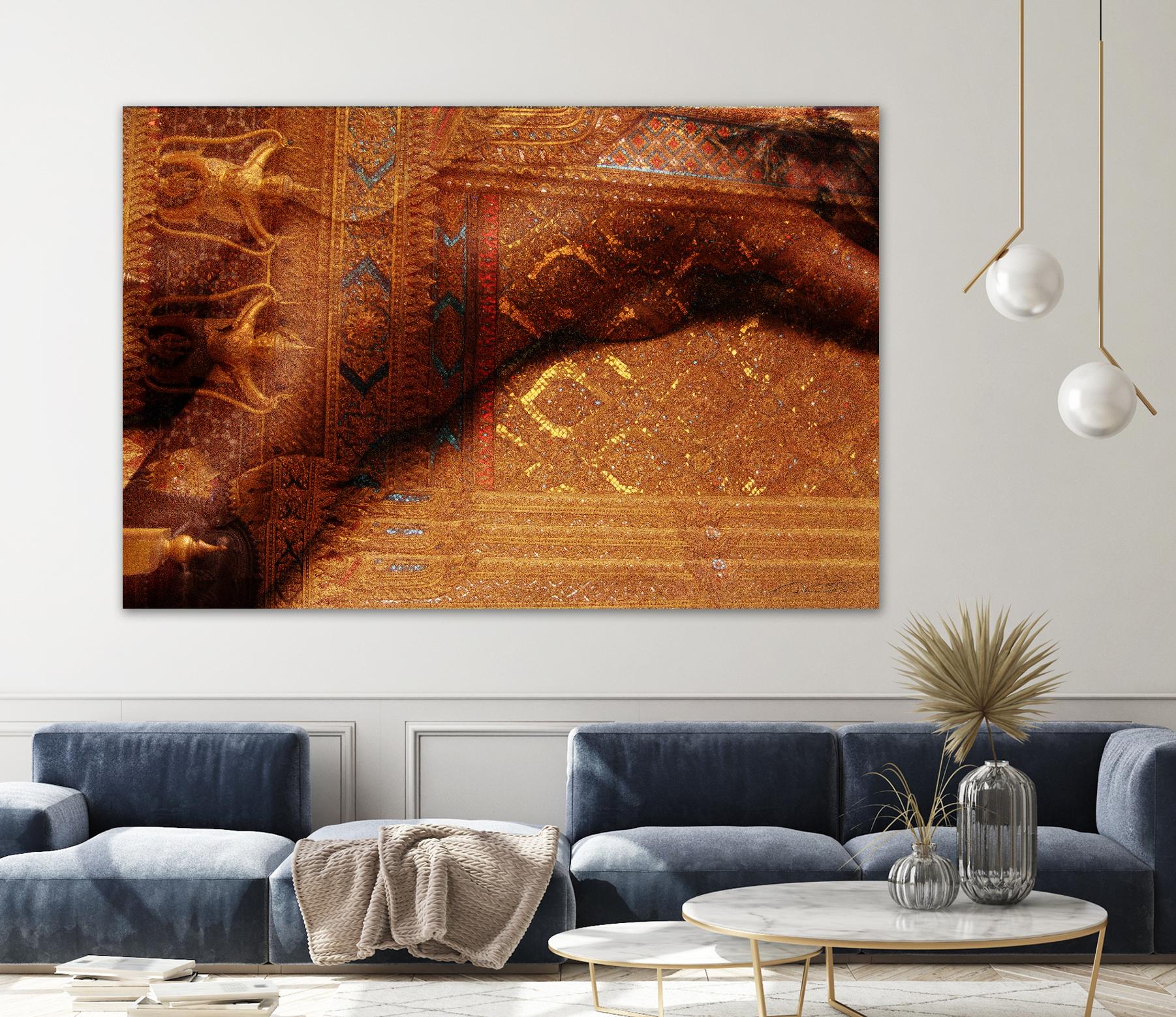 Behind Gold by Daniel Stanford on GIANT ART - orange photo art