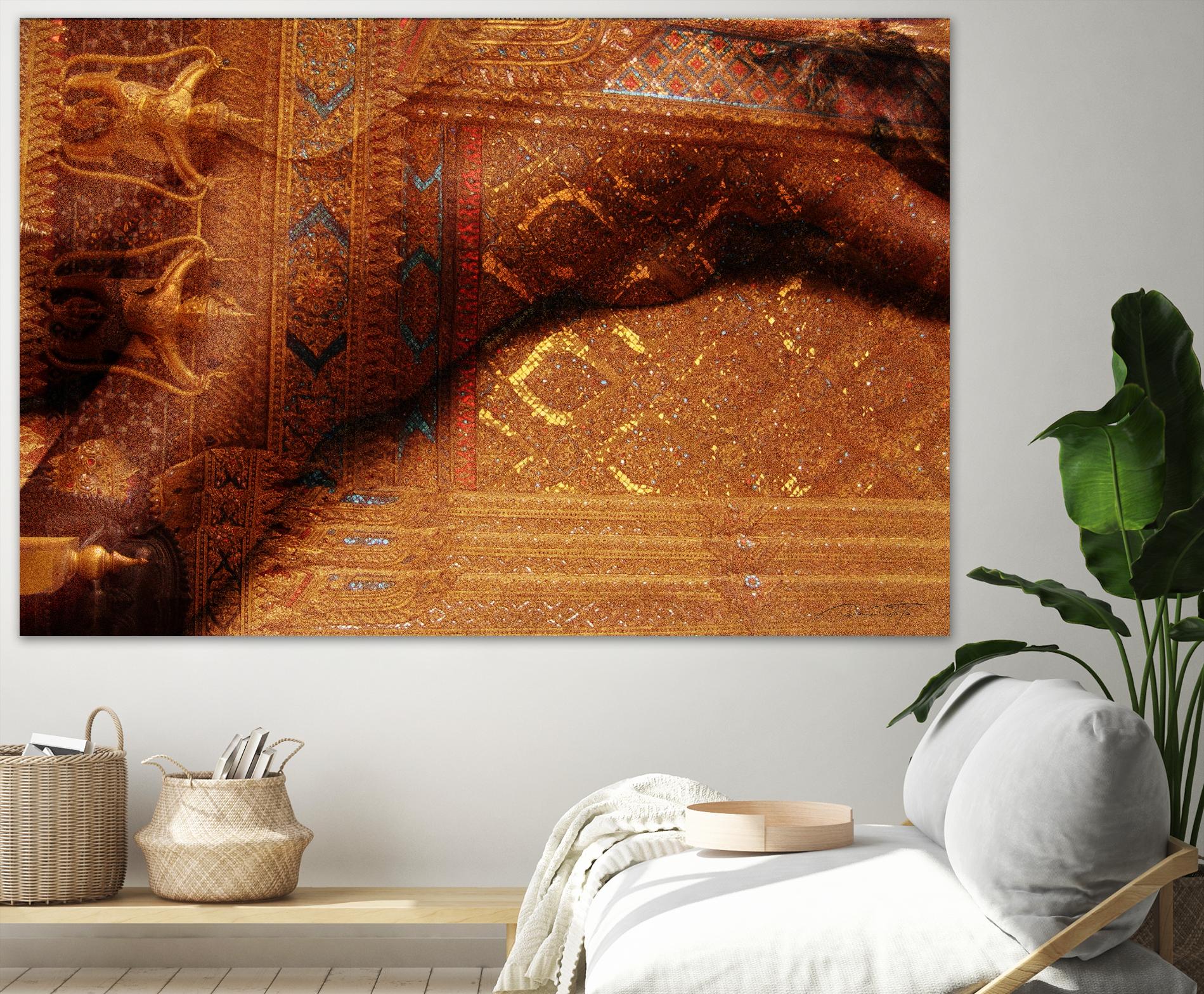 Behind Gold by Daniel Stanford on GIANT ART - orange photo art