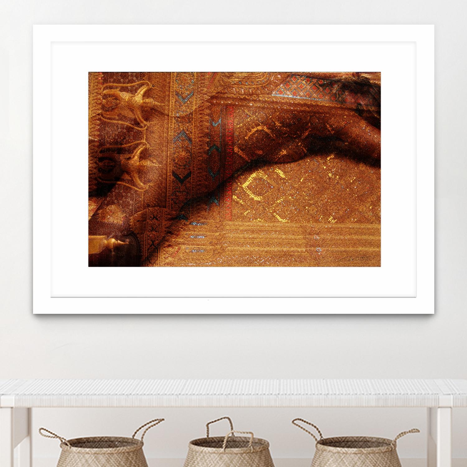 Behind Gold by Daniel Stanford on GIANT ART - orange photo art