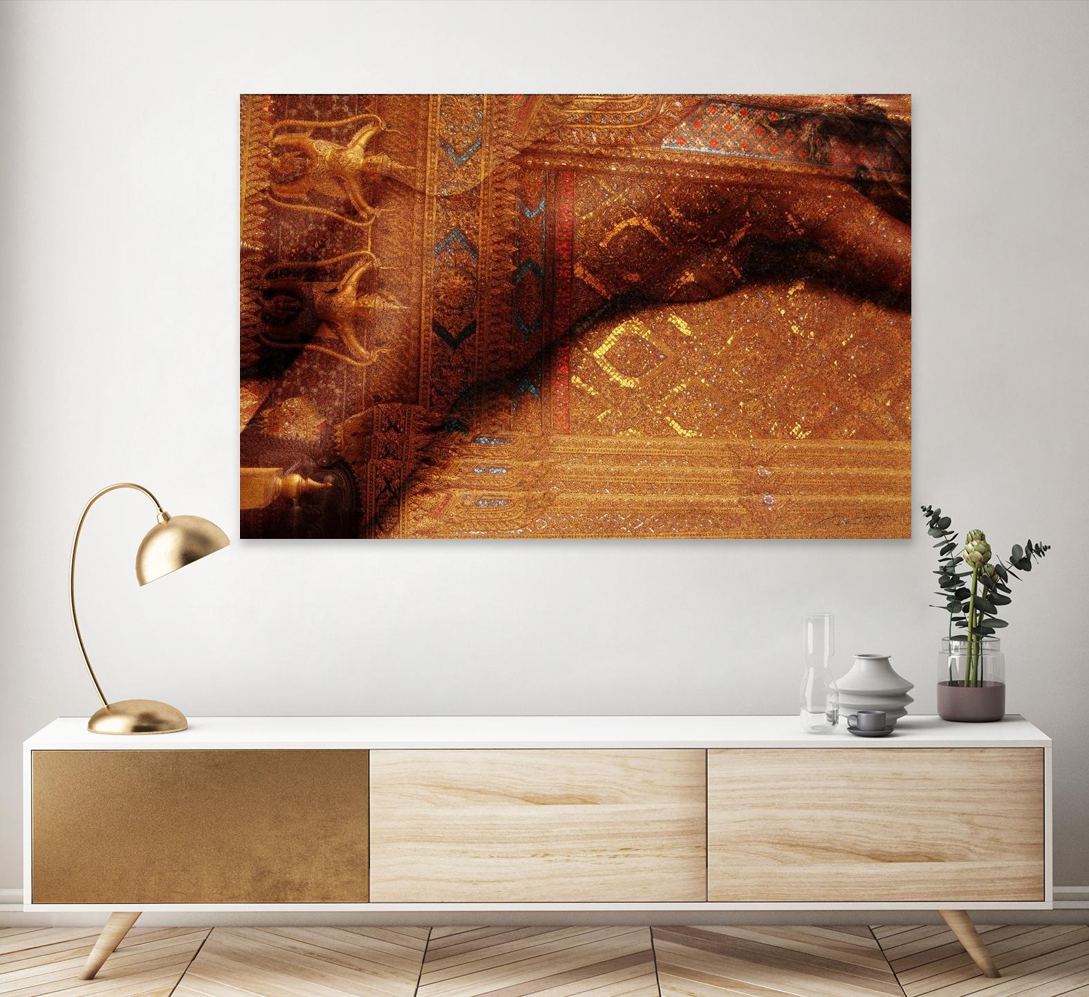 Behind Gold by Daniel Stanford on GIANT ART - orange photo art