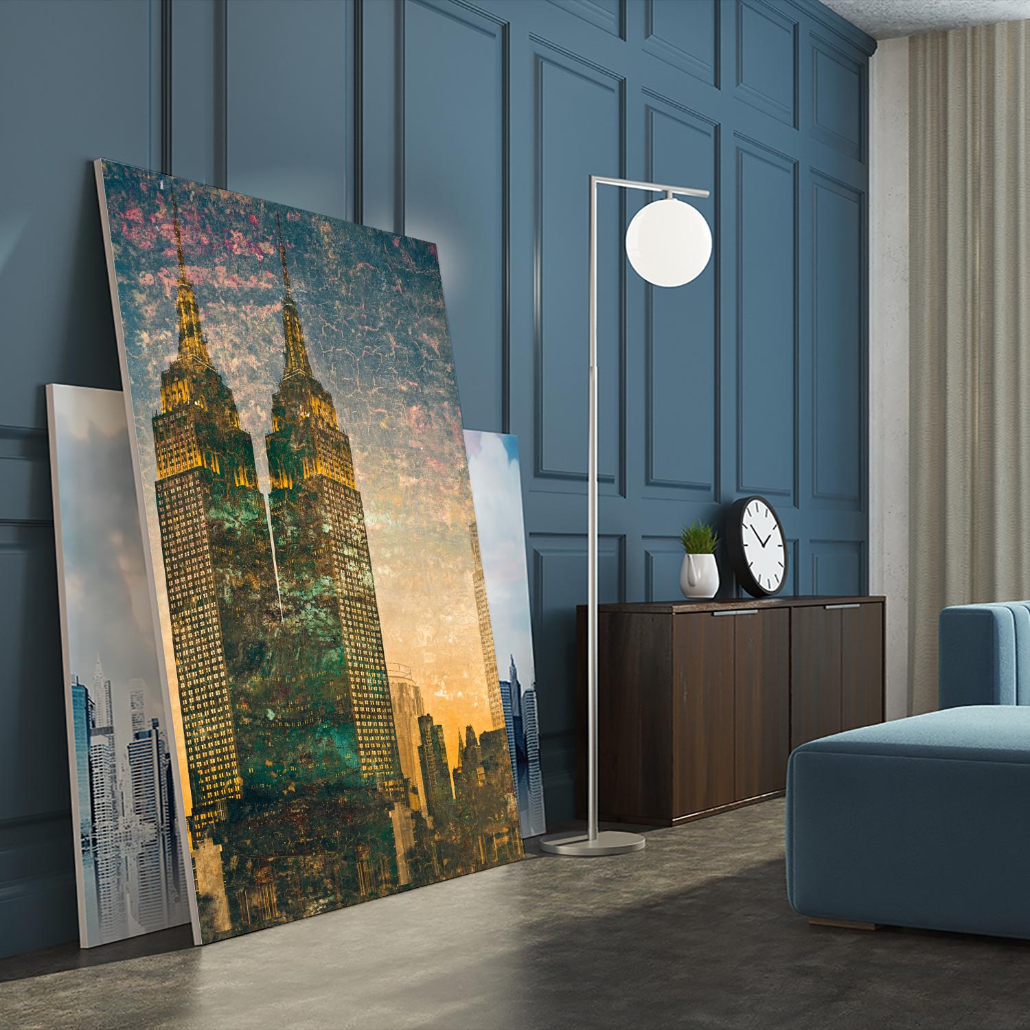 City building II by Jean-François Dupuis on GIANT ART - grey city scene