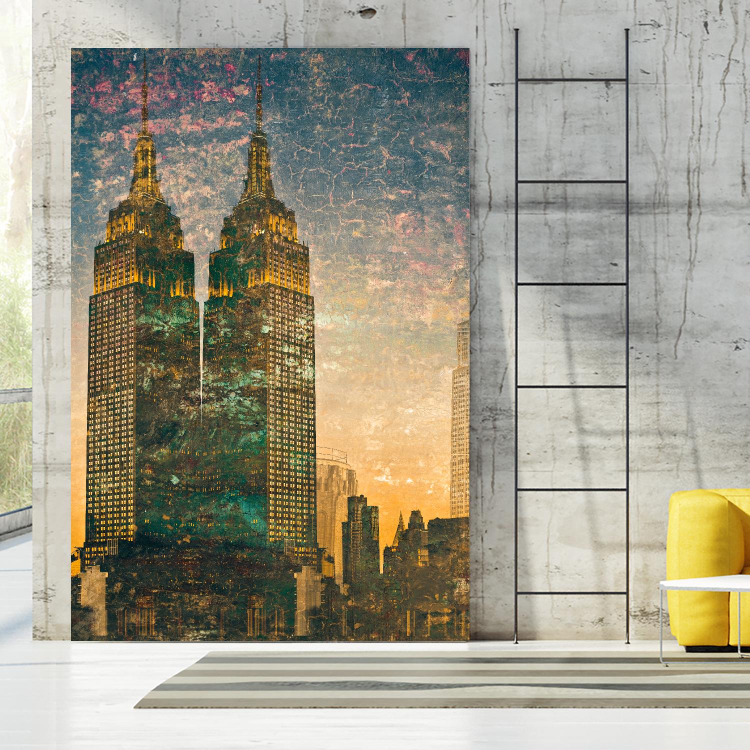 City building II by Jean-François Dupuis on GIANT ART - grey city scene