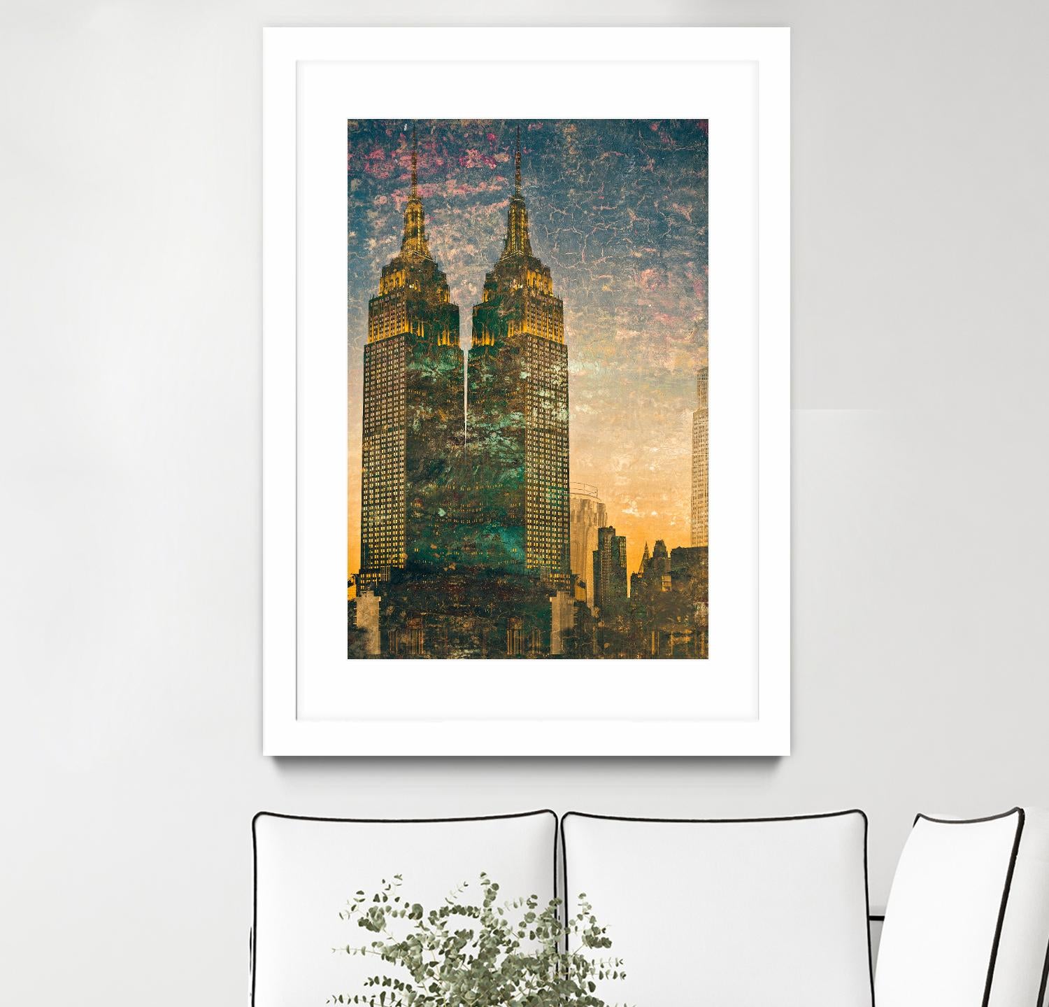 City building II by Jean-François Dupuis on GIANT ART - grey city scene