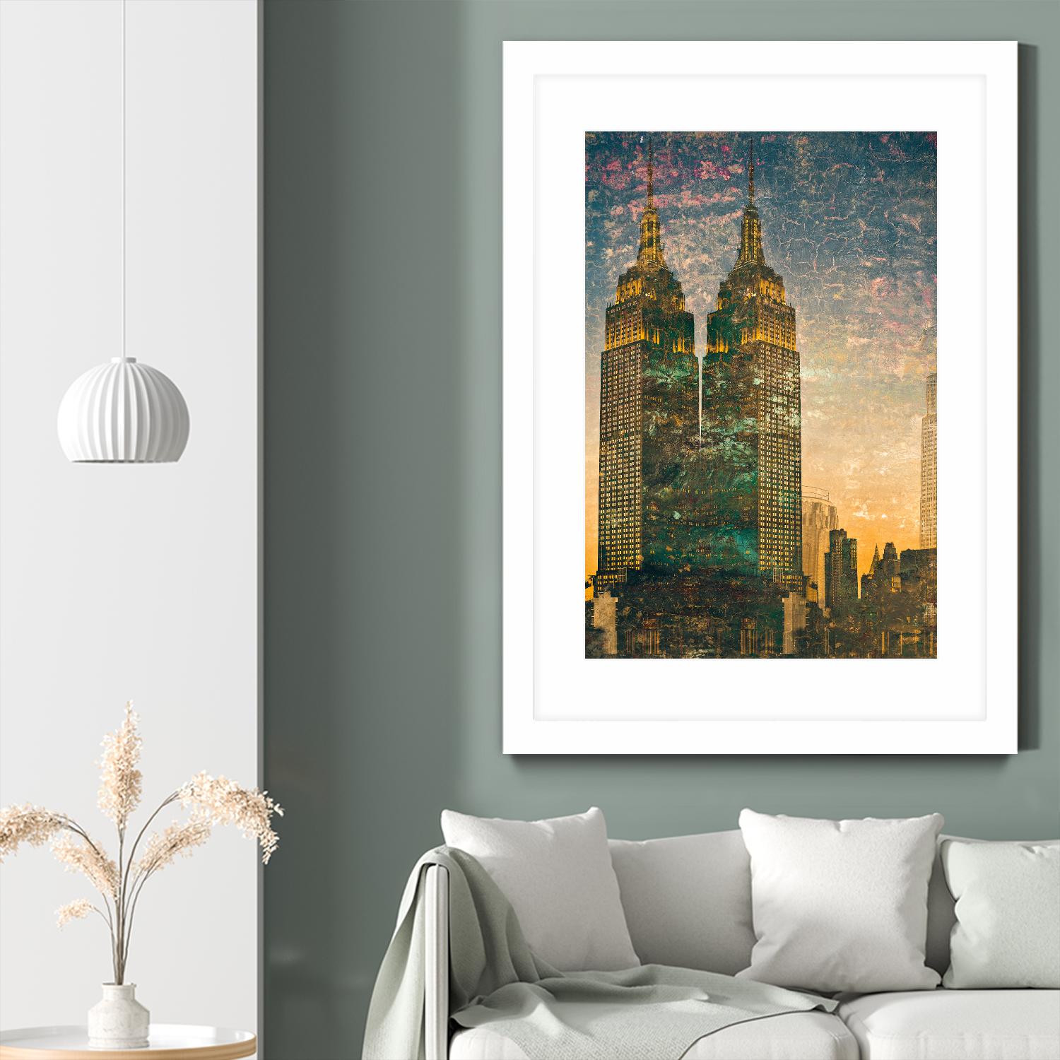 City building II by Jean-François Dupuis on GIANT ART - grey city scene