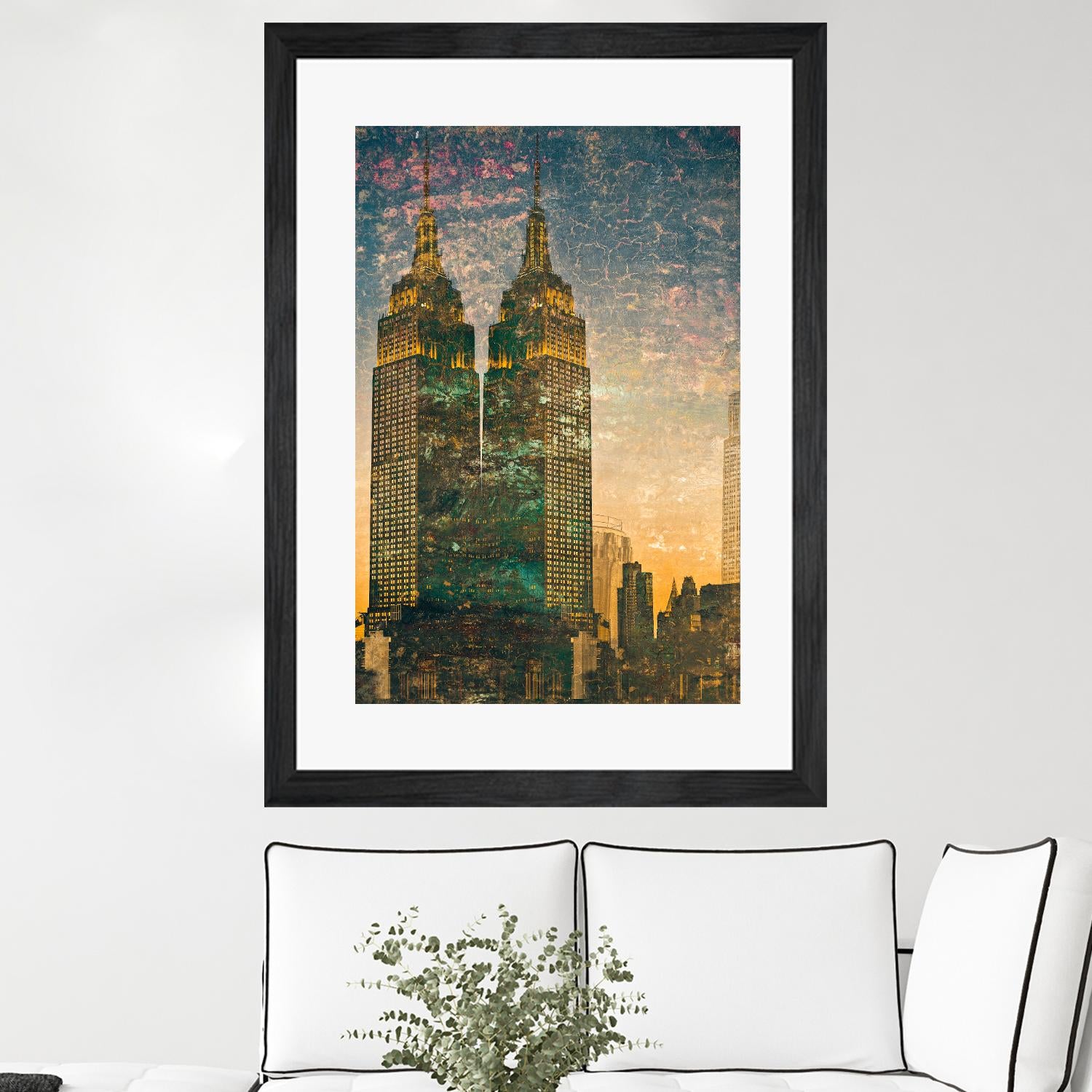 City building II by Jean-François Dupuis on GIANT ART - grey city scene