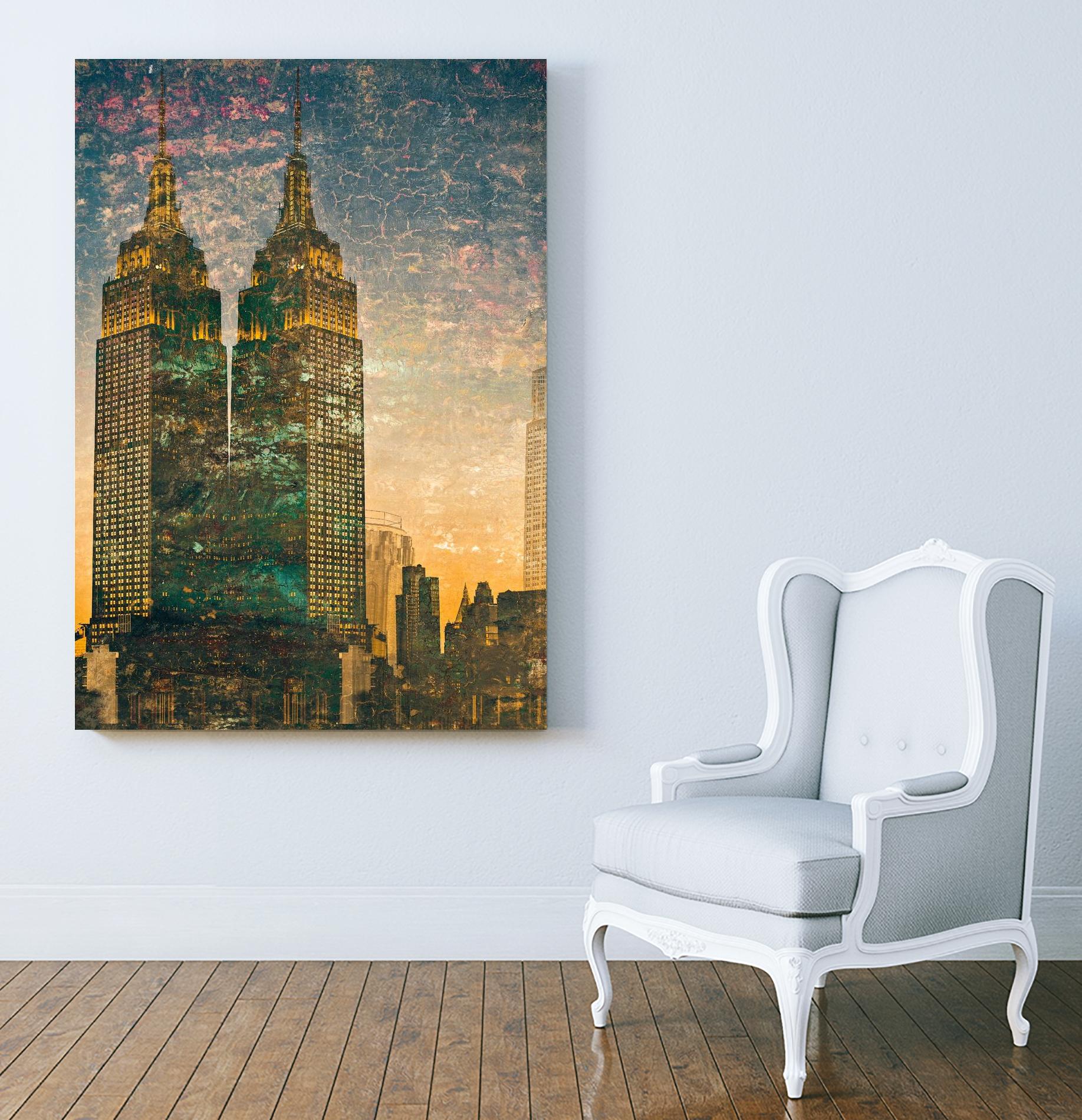 City building II by Jean-François Dupuis on GIANT ART - grey city scene