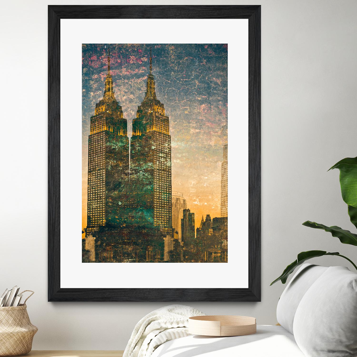 City building II by Jean-François Dupuis on GIANT ART - grey city scene