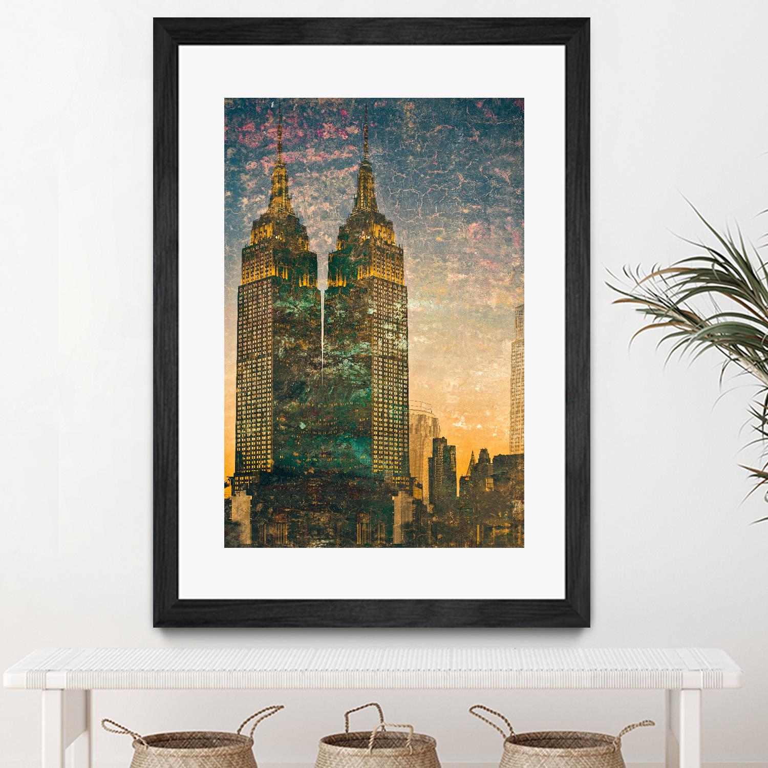 City building II by Jean-François Dupuis on GIANT ART - grey city scene