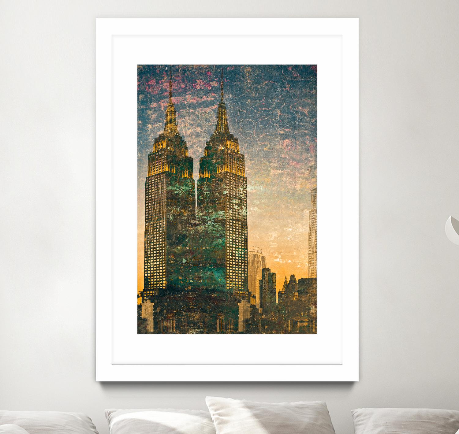 City building II by Jean-François Dupuis on GIANT ART - grey city scene