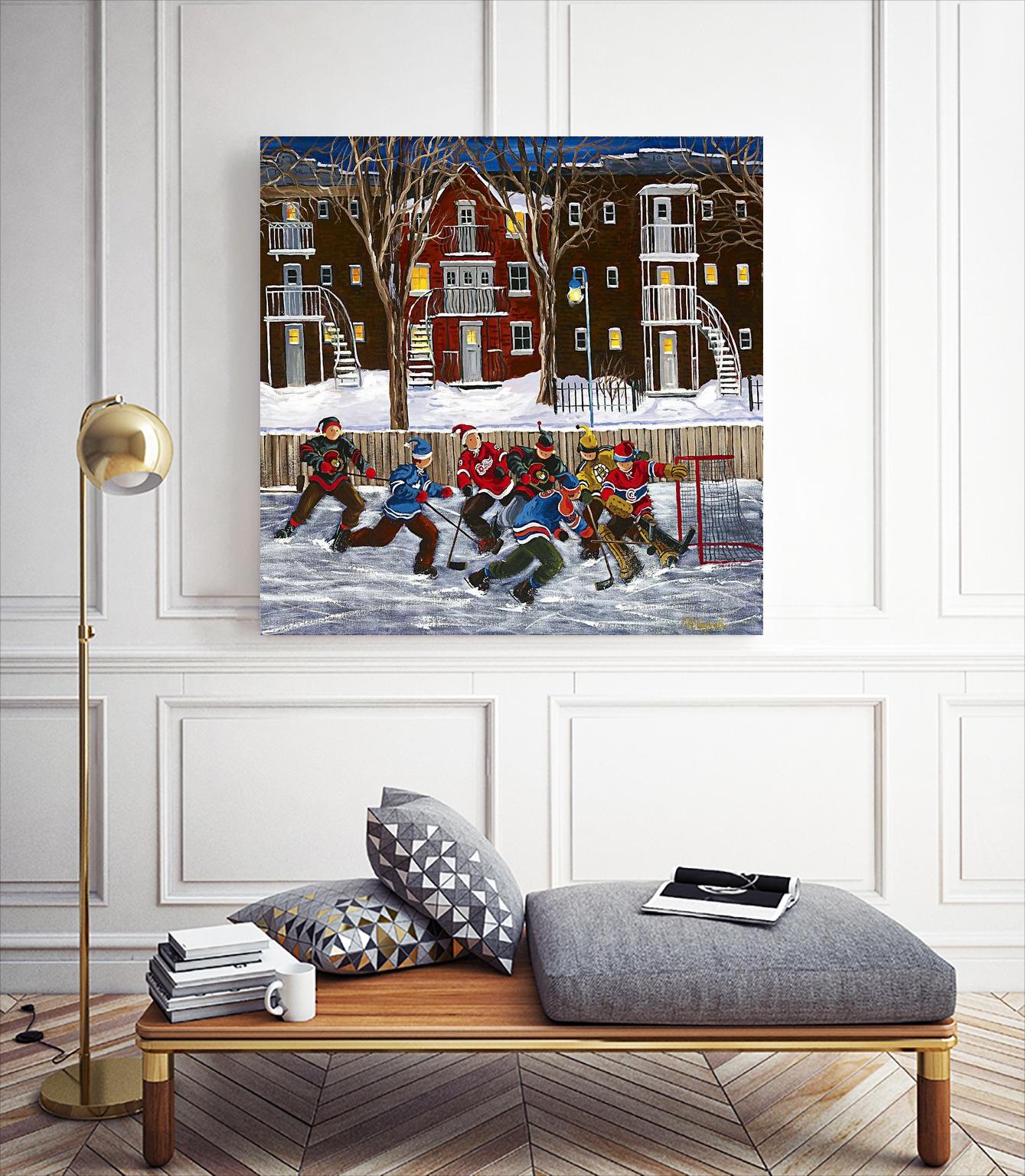 After School 1 by Nicole Laporte on GIANT ART - white art for kids artistes du québec