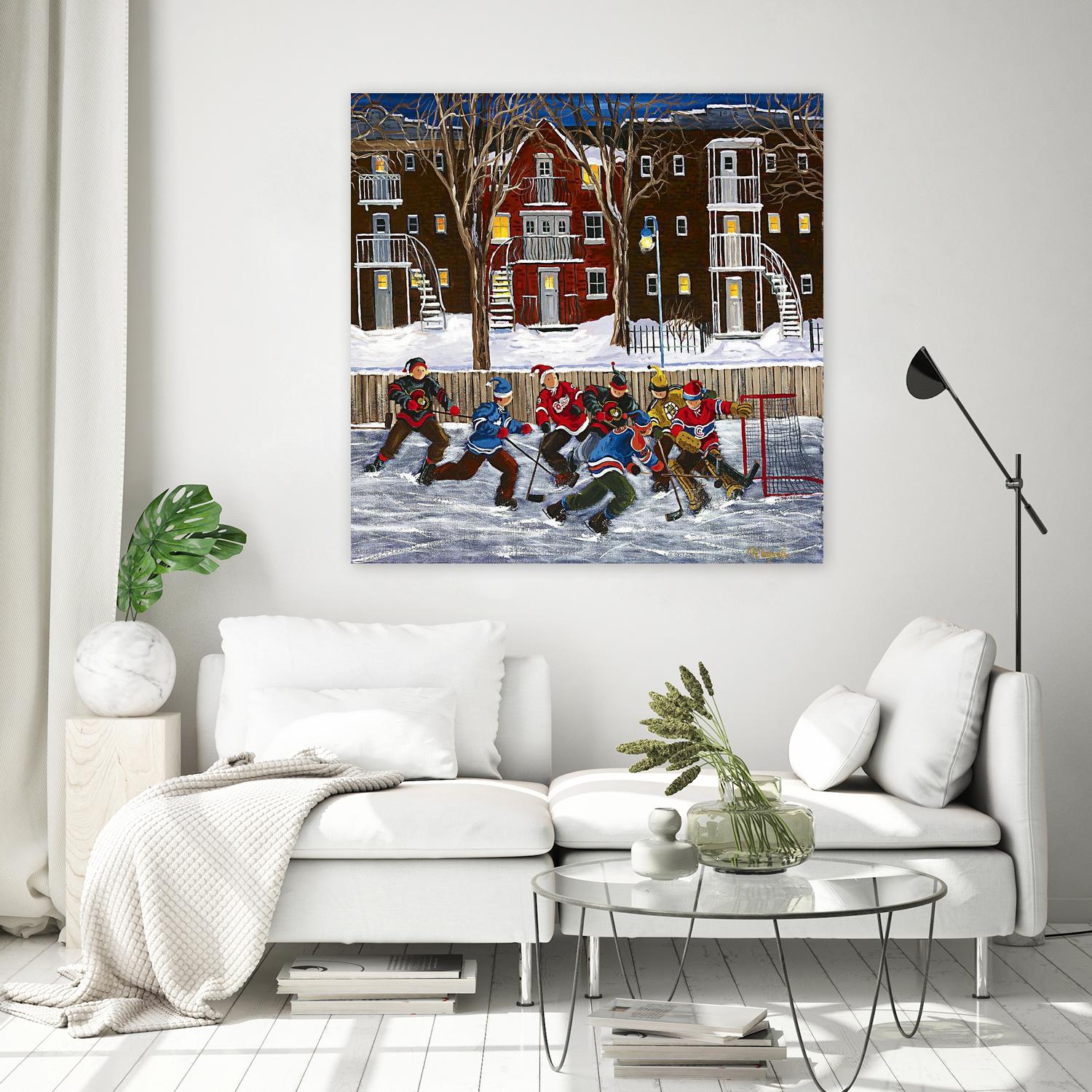 After School 1 by Nicole Laporte on GIANT ART - white art for kids artistes du québec