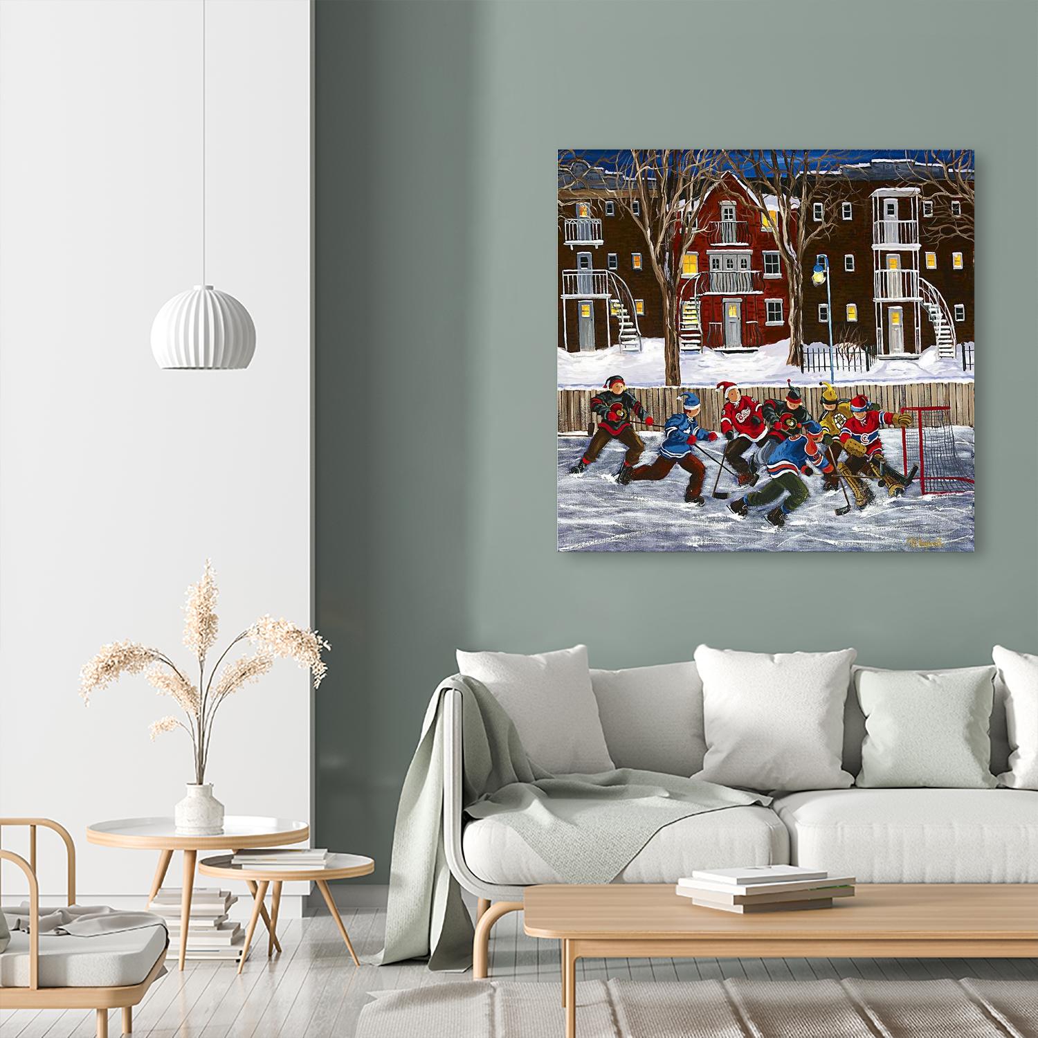 After School 1 by Nicole Laporte on GIANT ART - white art for kids artistes du québec