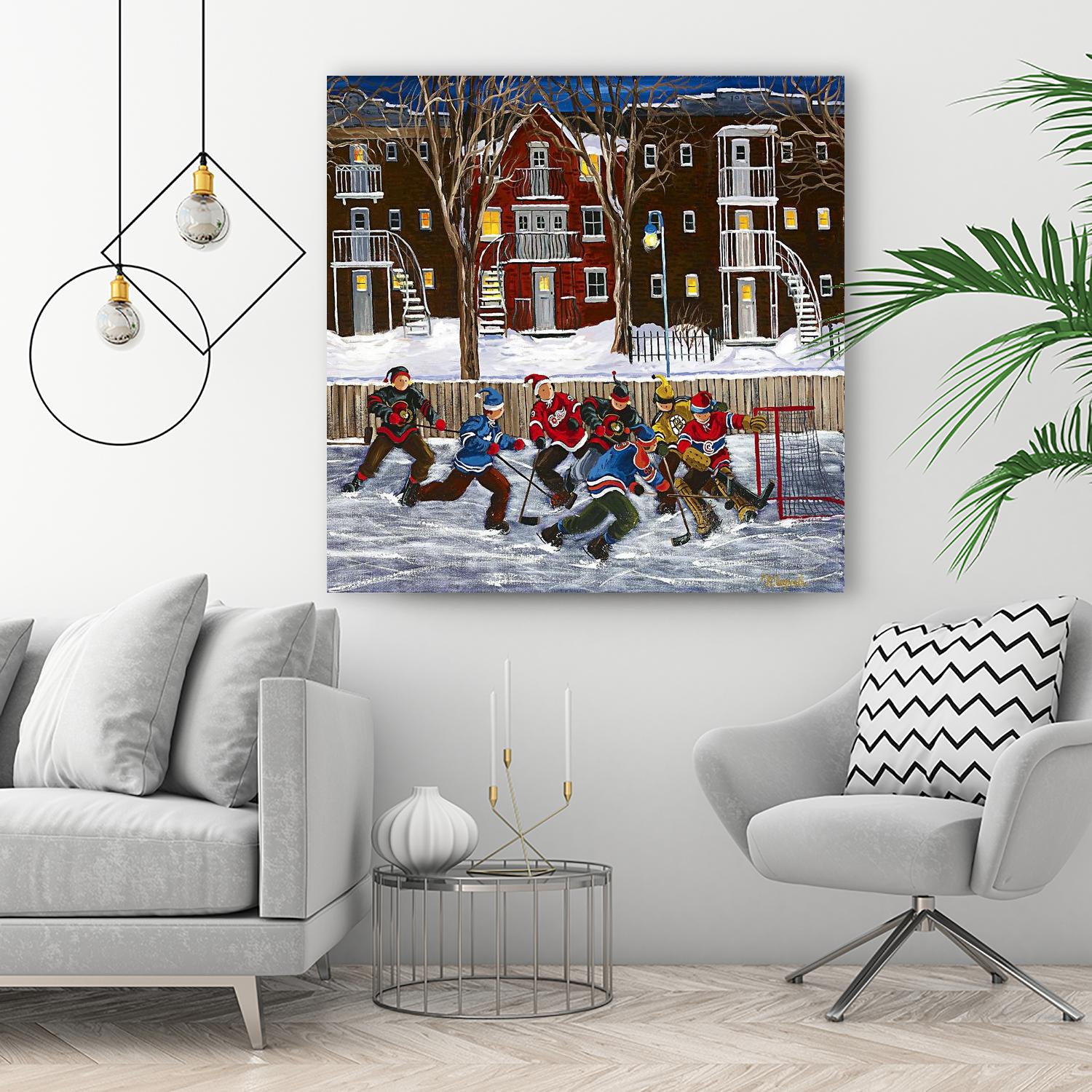 After School 1 by Nicole Laporte on GIANT ART - white art for kids artistes du québec