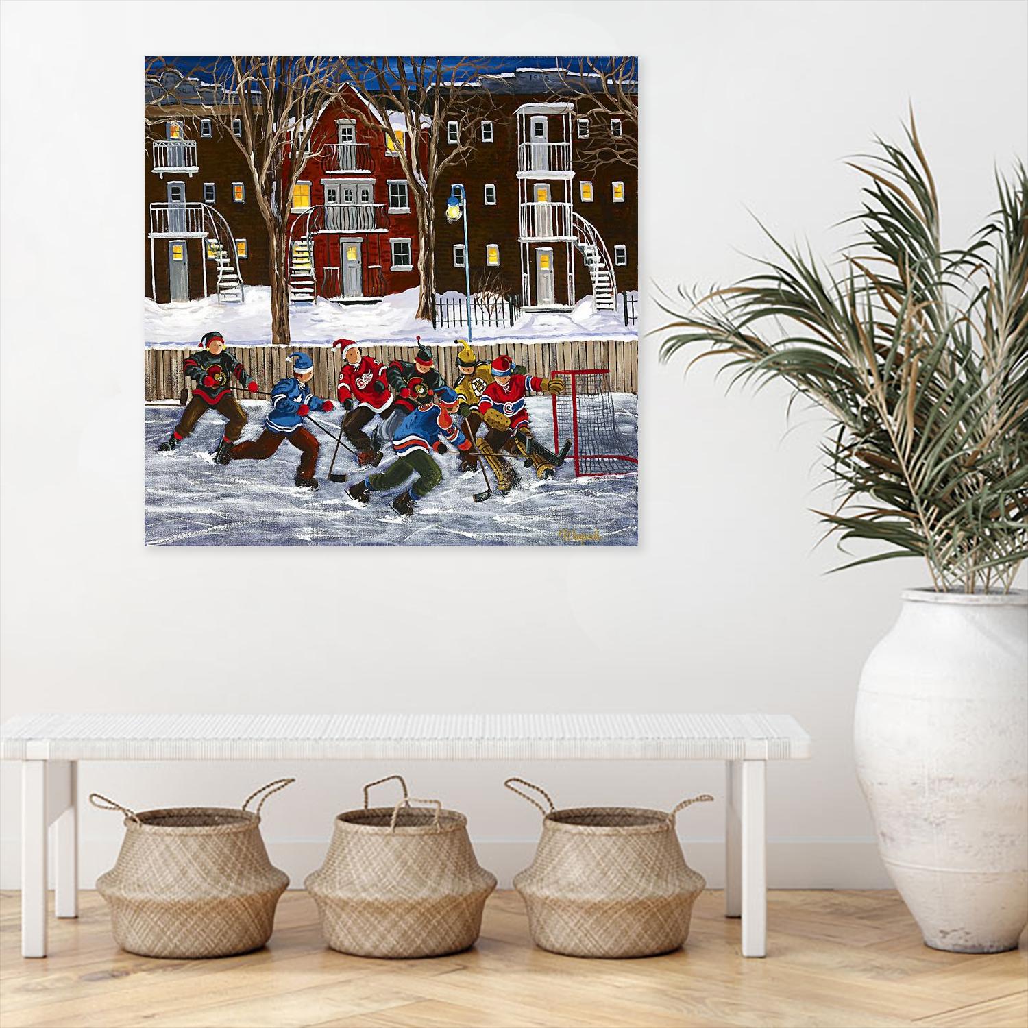 After School 1 by Nicole Laporte on GIANT ART - white art for kids artistes du québec