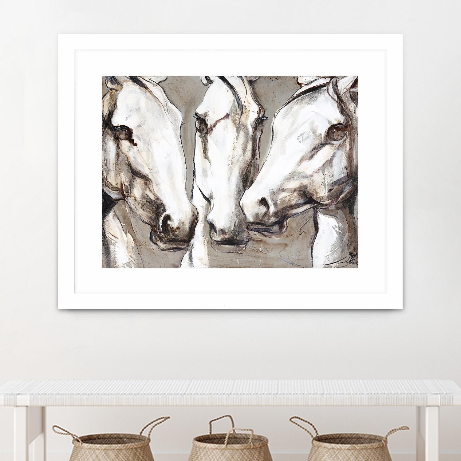 Ghosts of the past by Marie Andrée Leblond on GIANT ART - white animals artistes du québec