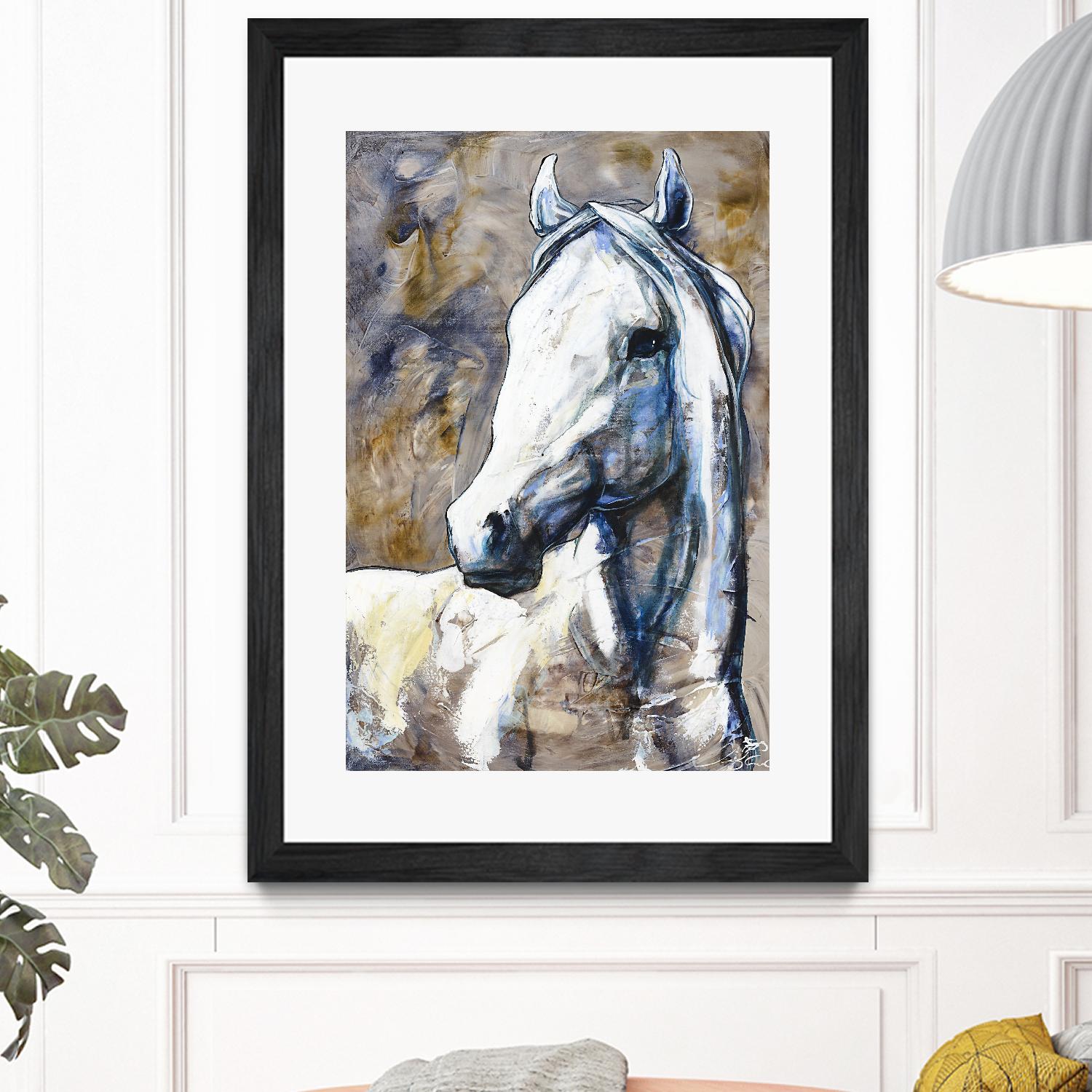 Lily of the valley by Marie Andrée Leblond on GIANT ART - beige animal artiste québécois