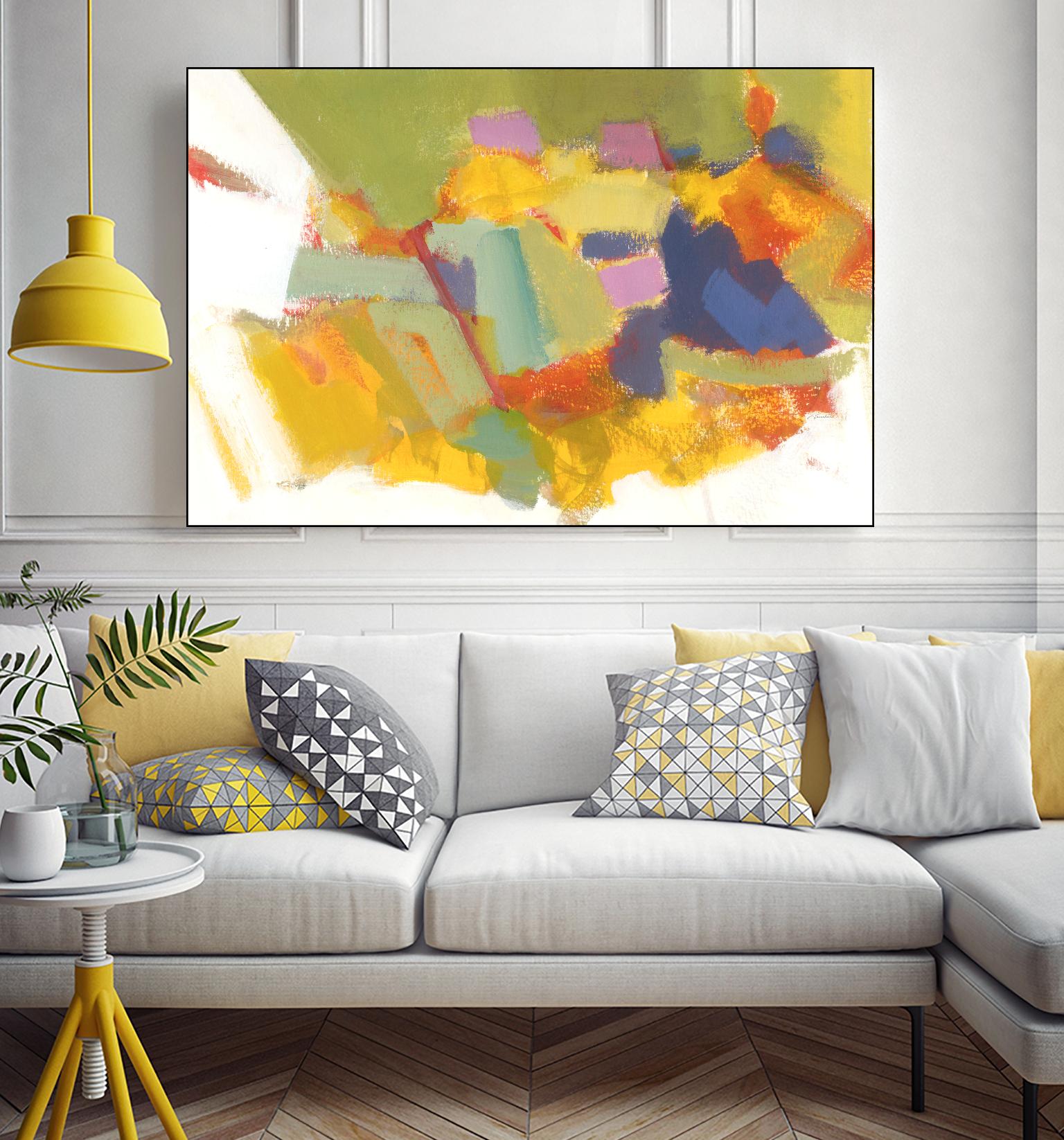 Abstraction 1 by Diane Lambin on GIANT ART - purple abstract