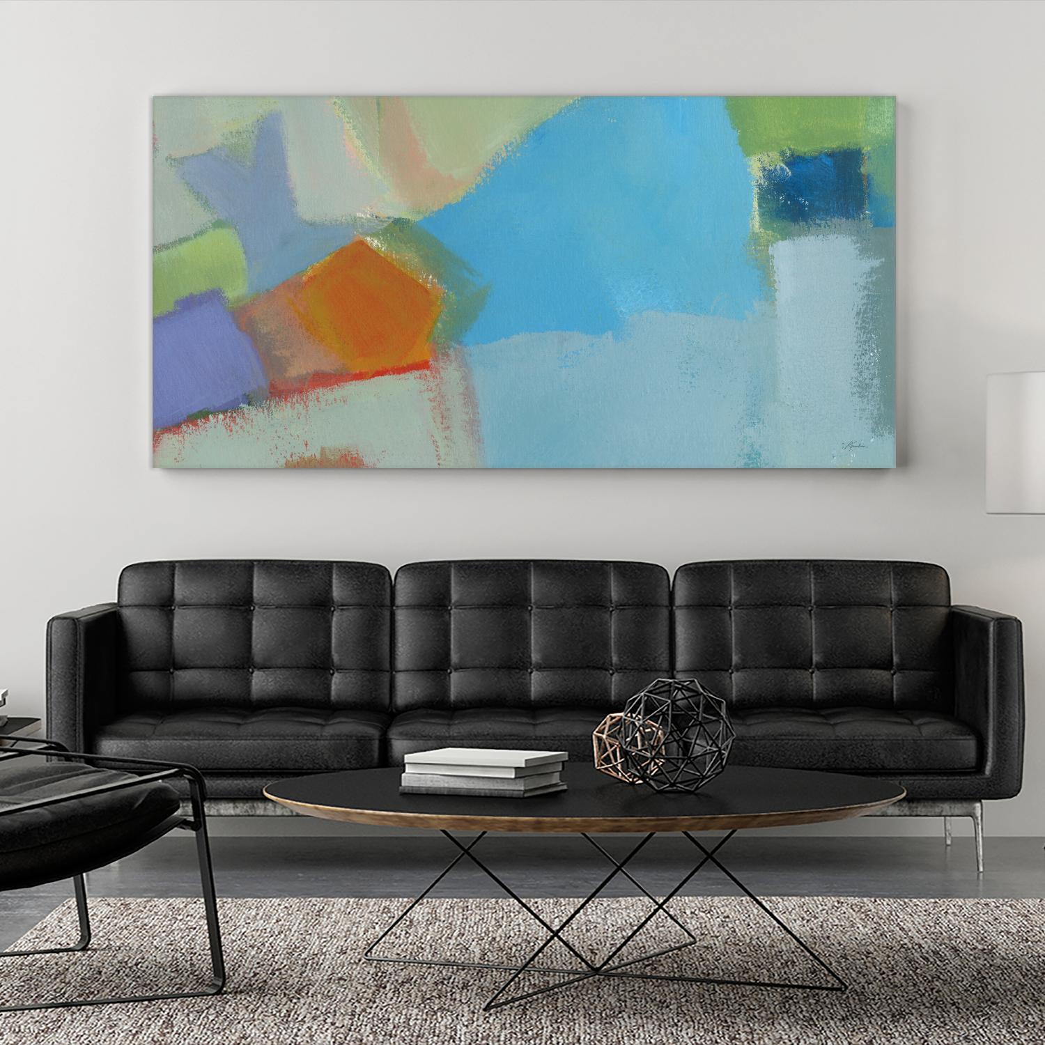 Abstraction 2 by Diane Lambin on GIANT ART - green abstract