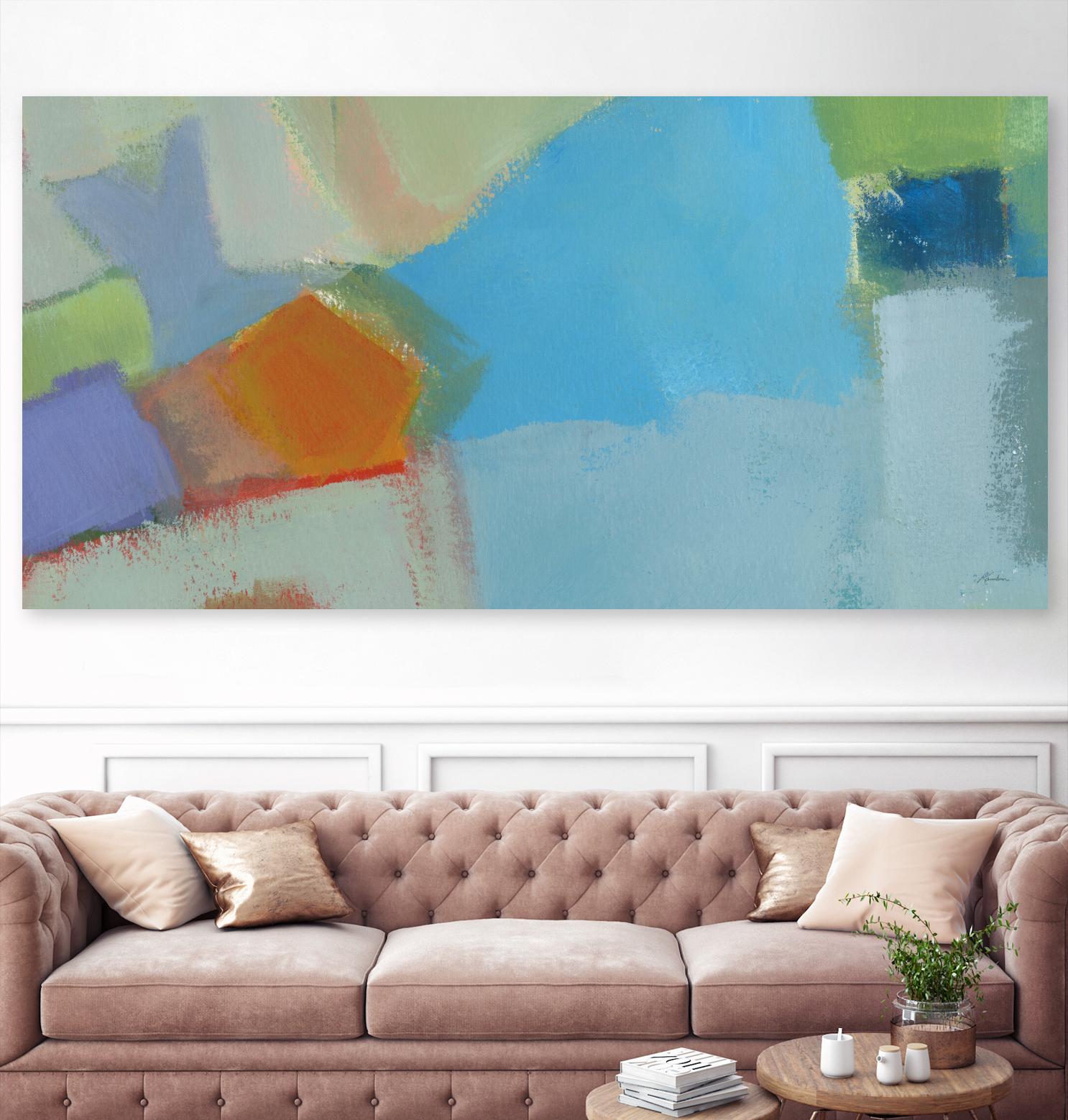 Abstraction 2 by Diane Lambin on GIANT ART - green abstract