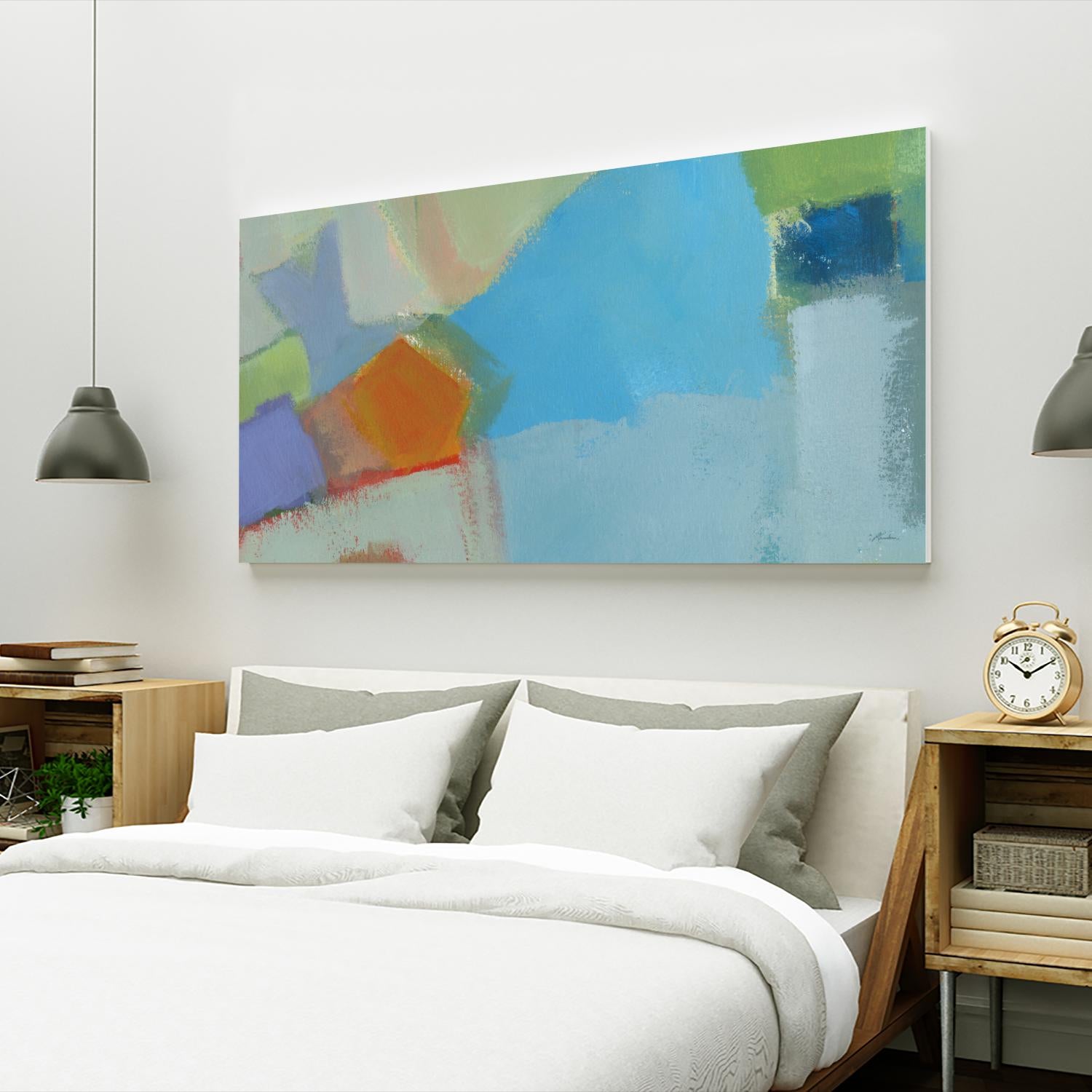 Abstraction 2 by Diane Lambin on GIANT ART - green abstract