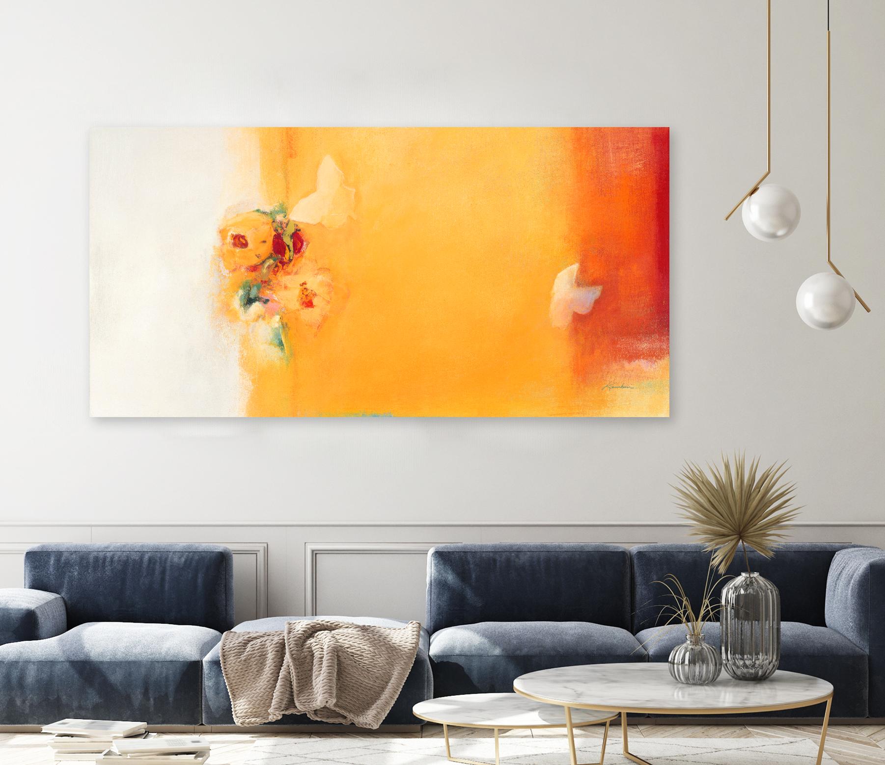 Eden 2 by Diane Lambin on GIANT ART - yellow abstract