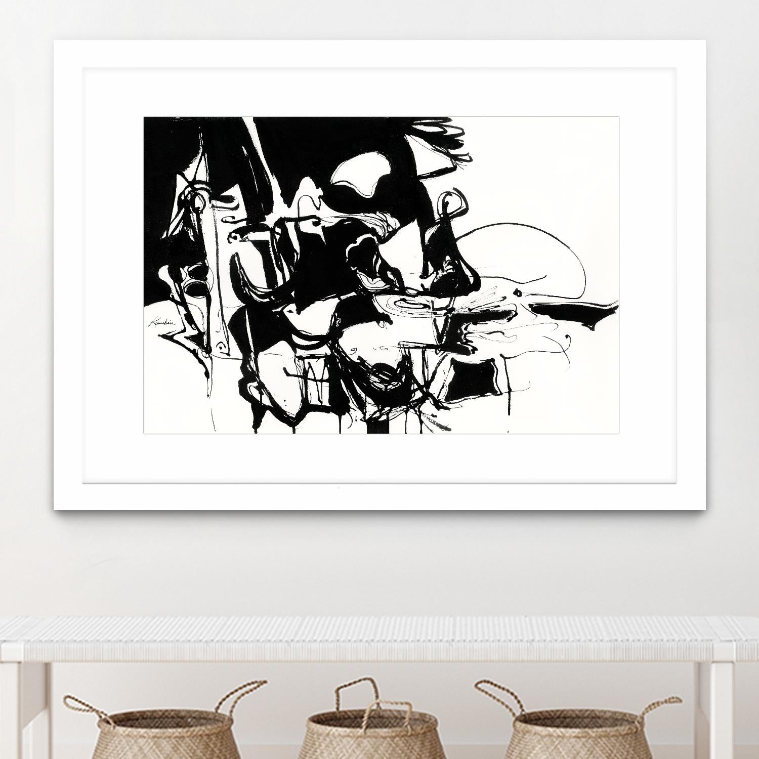 Black 1 by Diane Lambin on GIANT ART - white abstract artistes du québec