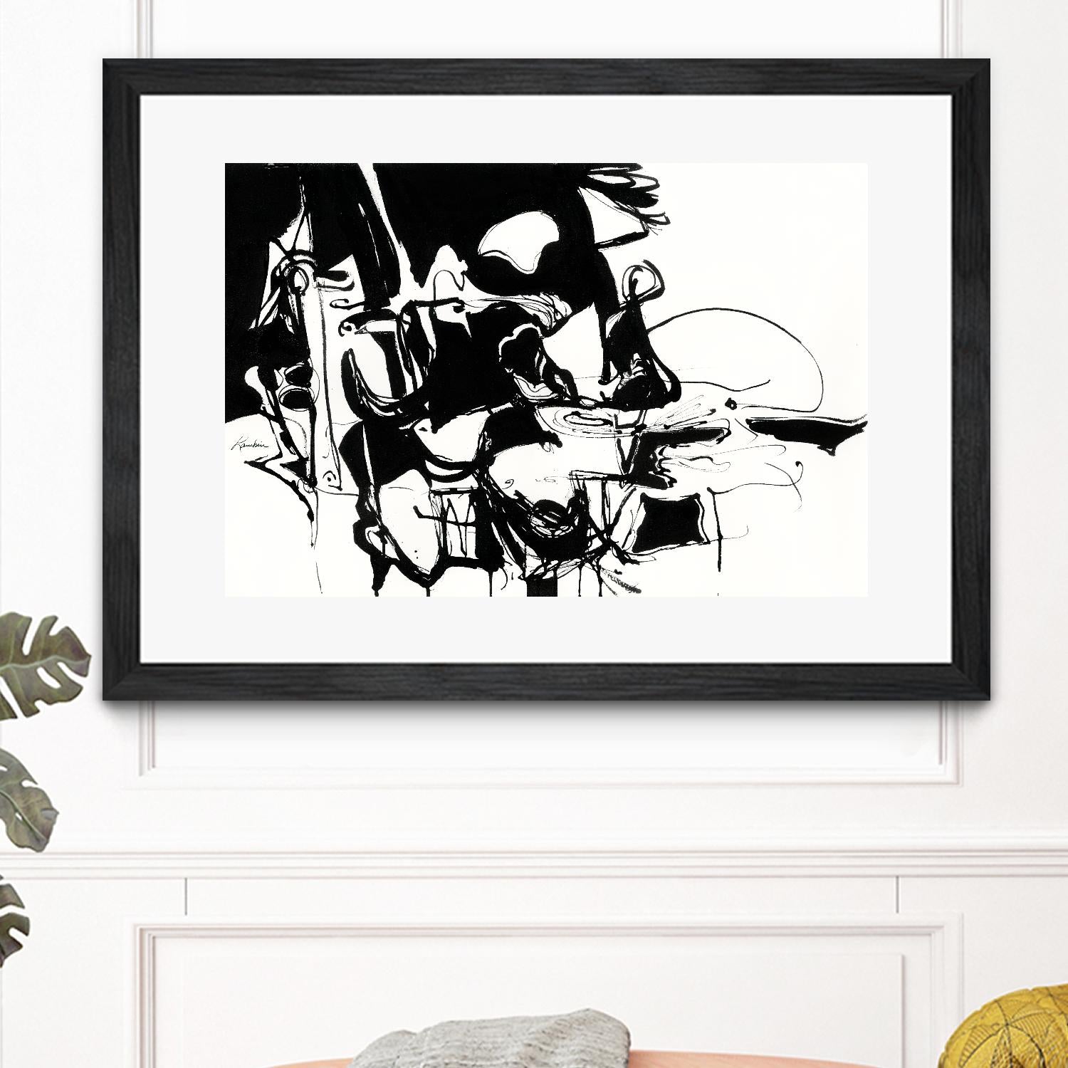 Black 1 by Diane Lambin on GIANT ART - white abstract artistes du québec