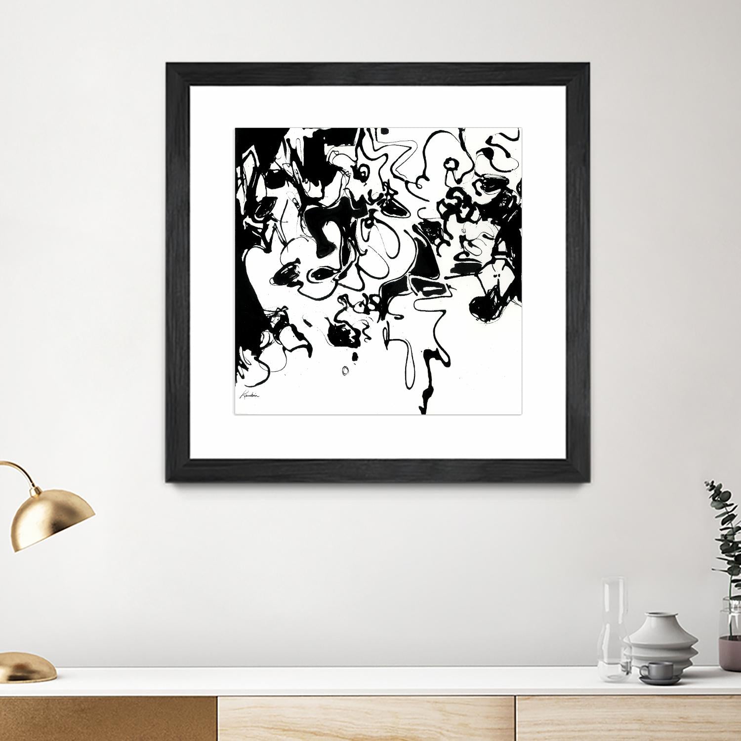 Black 3 by Diane Lambin on GIANT ART - black abstract