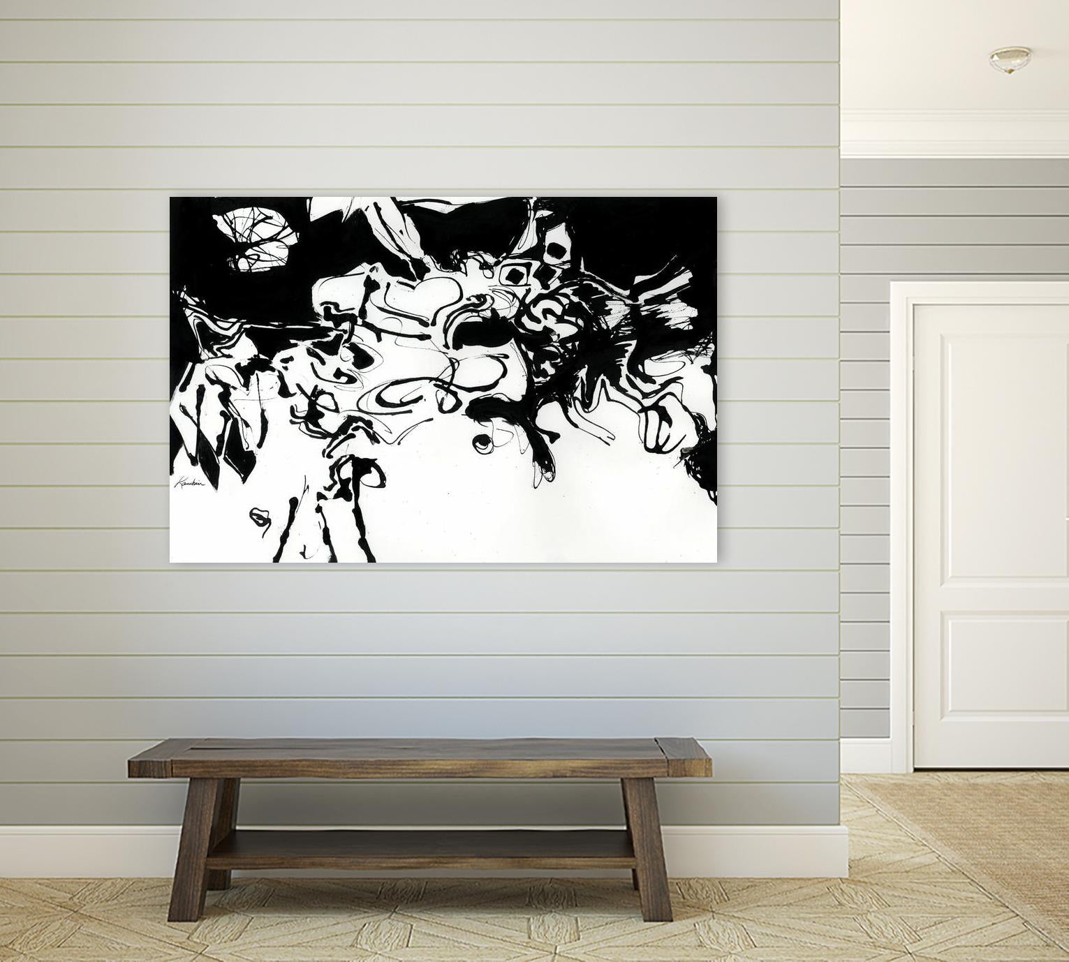 Black 3 by Diane Lambin on GIANT ART - white abstract