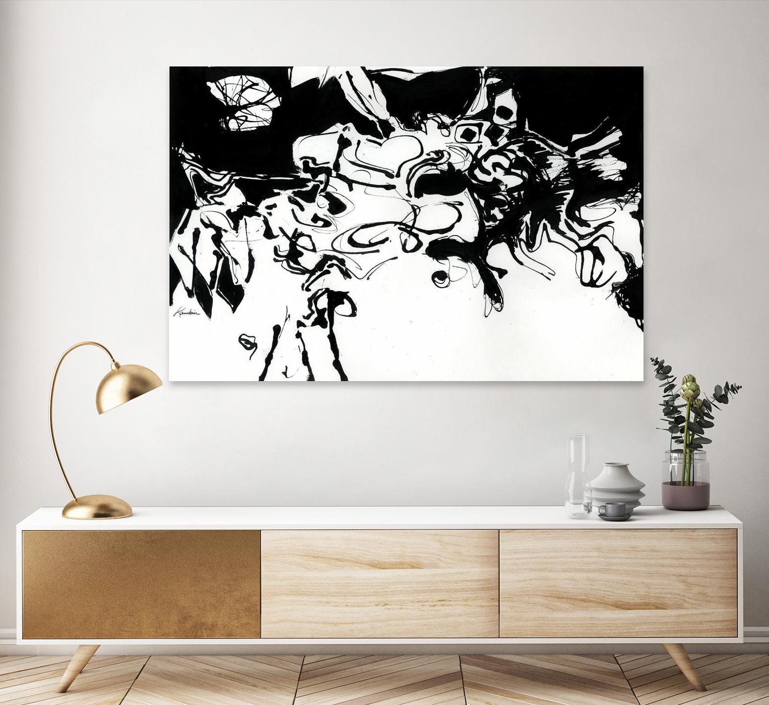 Black 3 by Diane Lambin on GIANT ART - white abstract