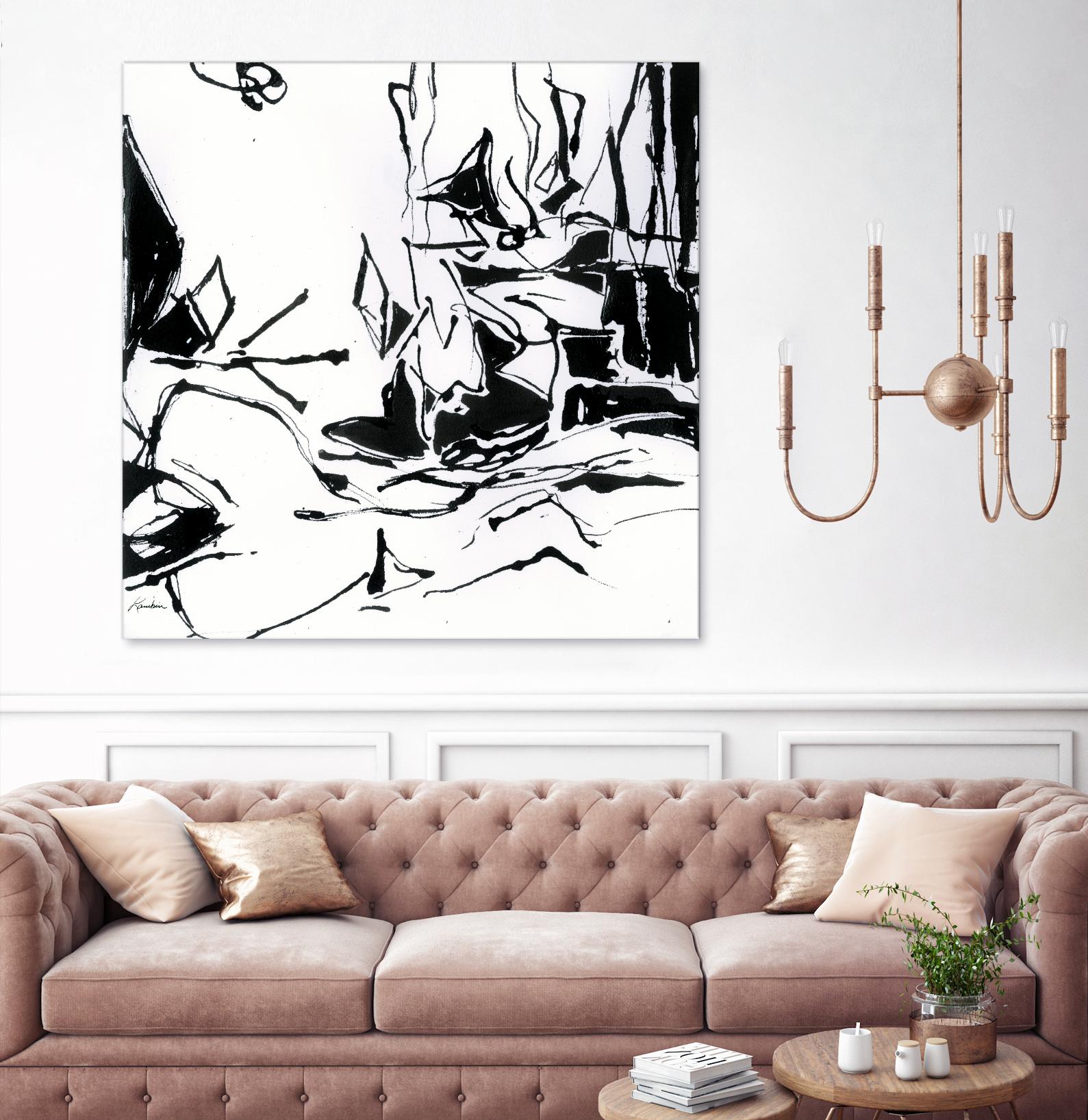 Black 6 by Diane Lambin on GIANT ART - white abstract