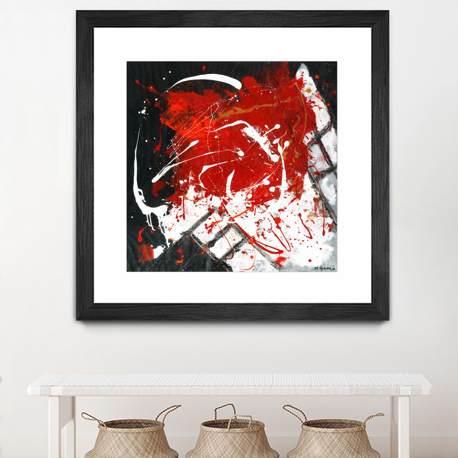 L'univers en couleur by Carole St-Germain on GIANT ART - black abstract