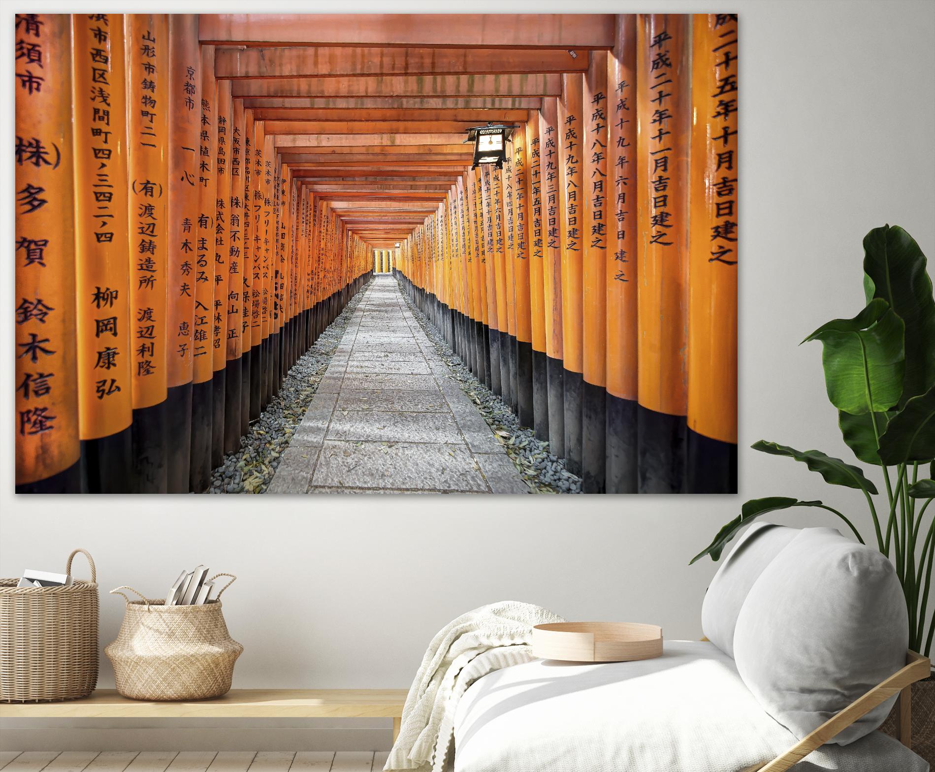 Fushimi Inari Shrine, Kyoto by Nick Jackson on GIANT ART - orange photo art