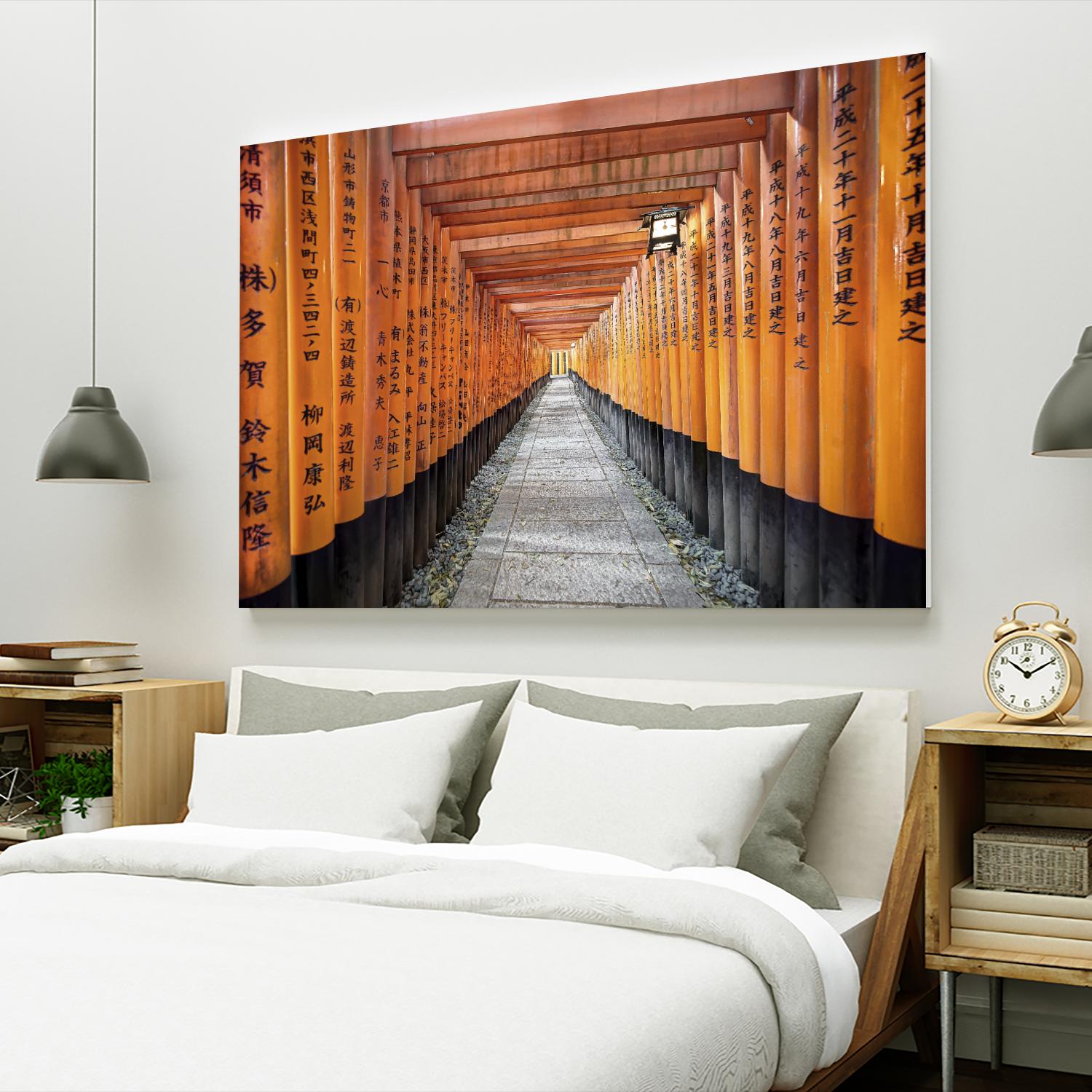 Fushimi Inari Shrine, Kyoto by Nick Jackson on GIANT ART - orange photo art