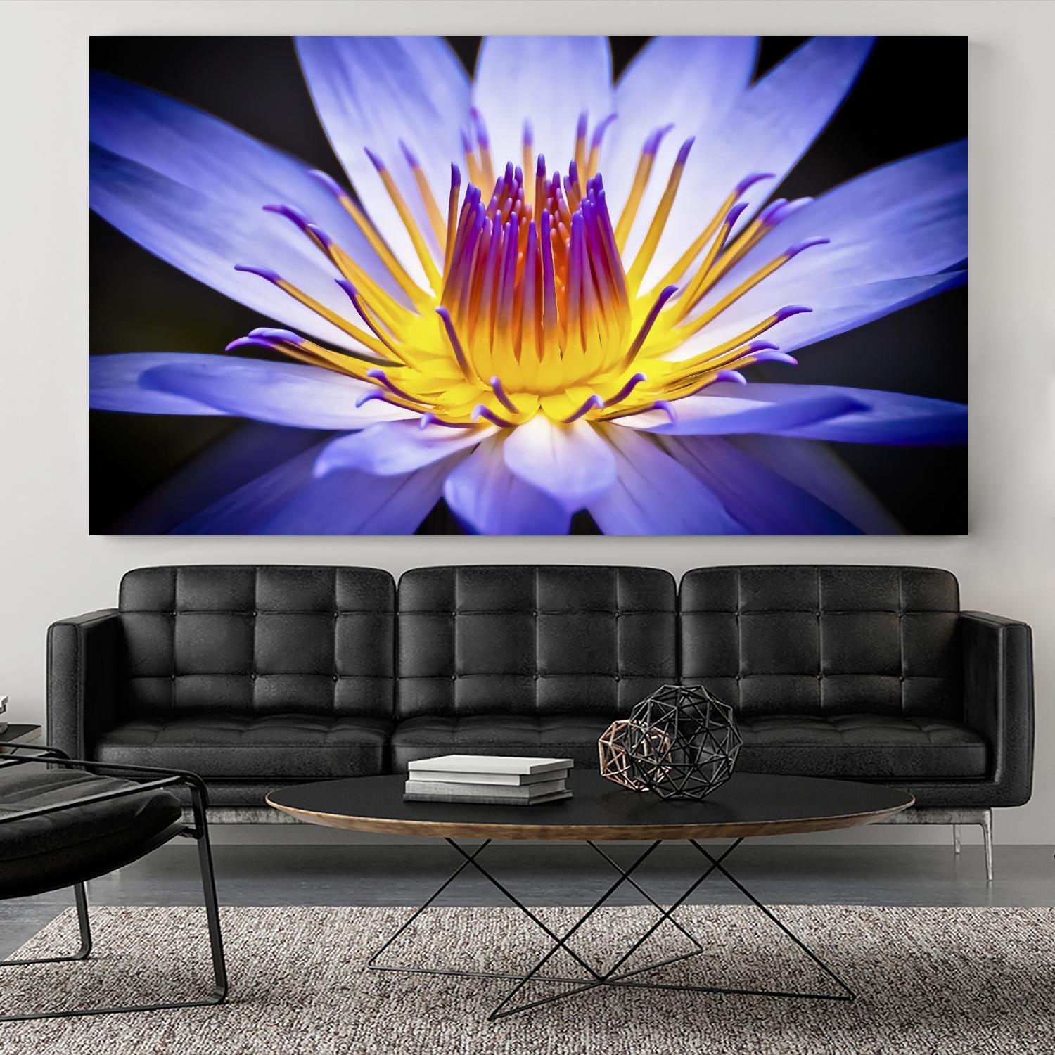 Kew Gardens Waterlily by Nick Jackson on GIANT ART - yellow floral
