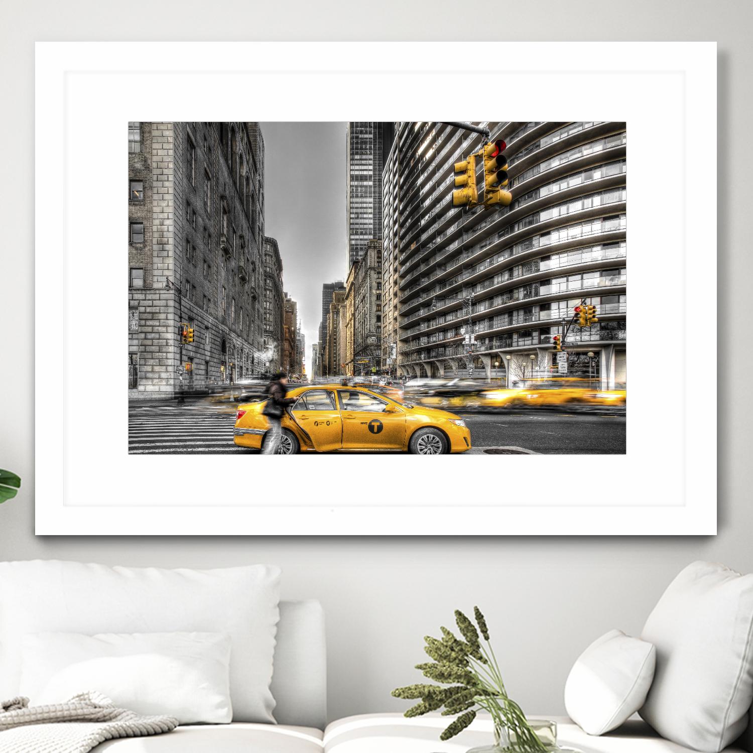 No rest in New York by Nick Jackson on GIANT ART - grey city scene