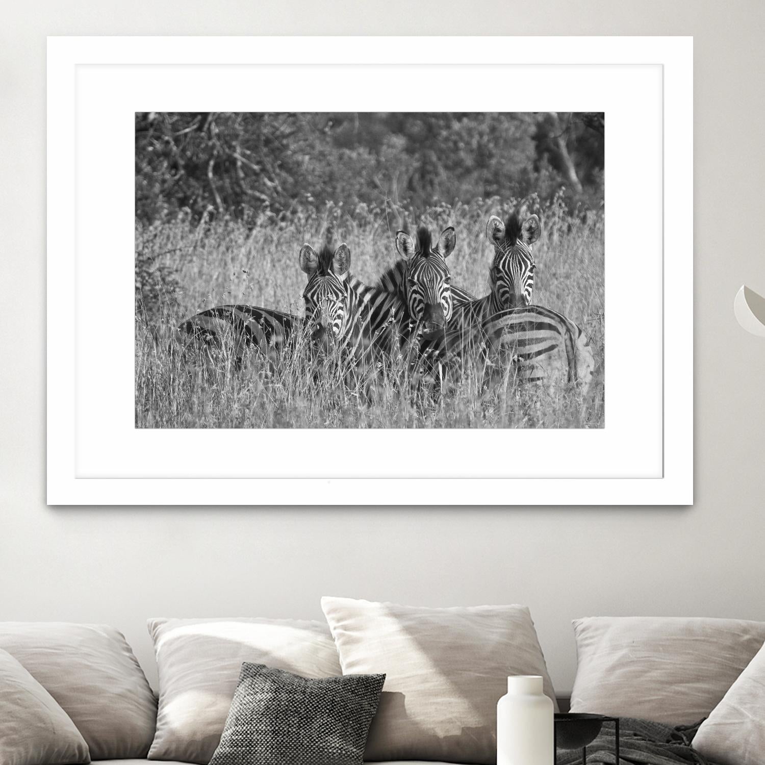 Safety in numbers by Nick Jackson on GIANT ART - white animals