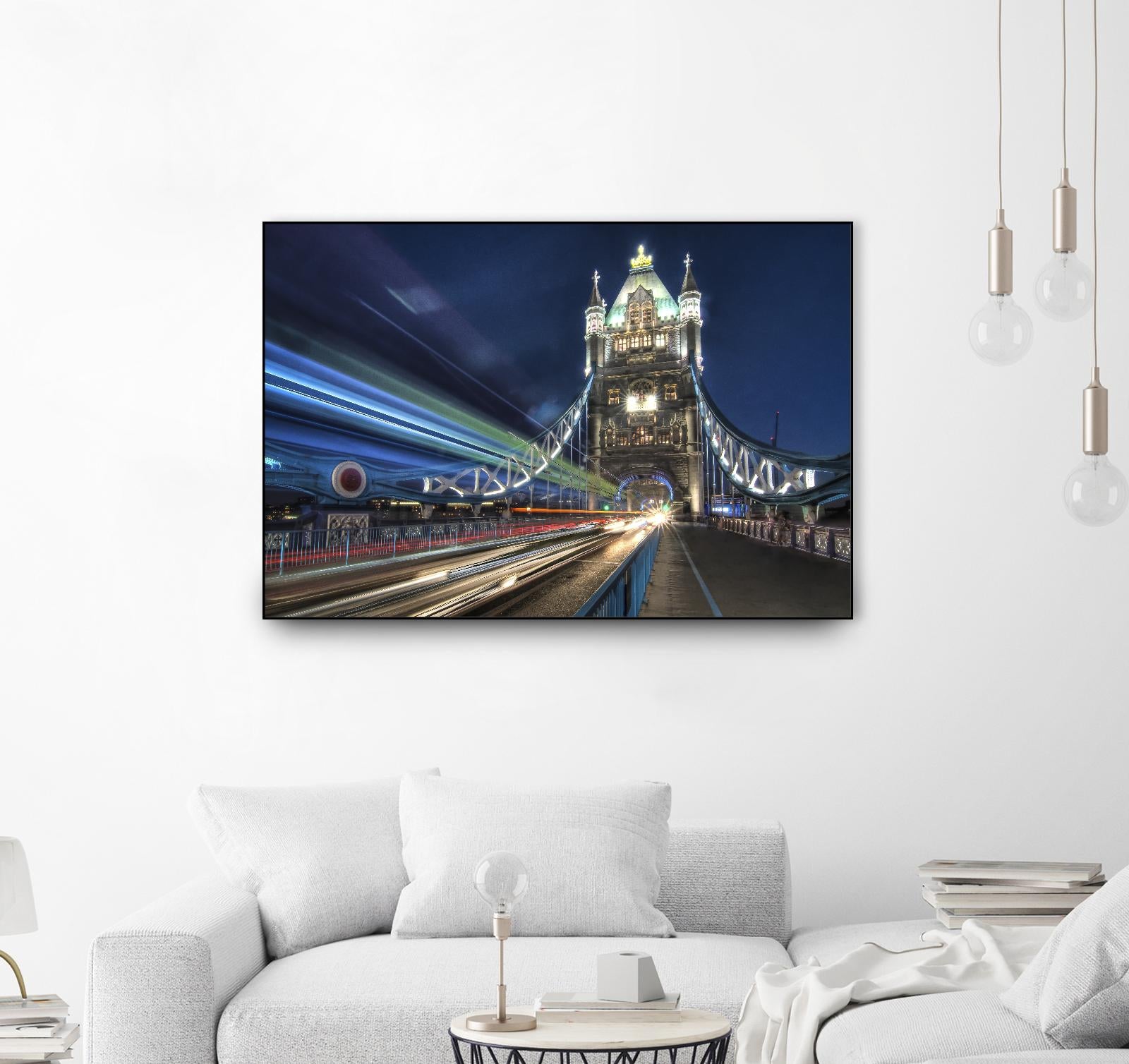 Tower Bridge traffic by Nick Jackson on GIANT ART - green city scene