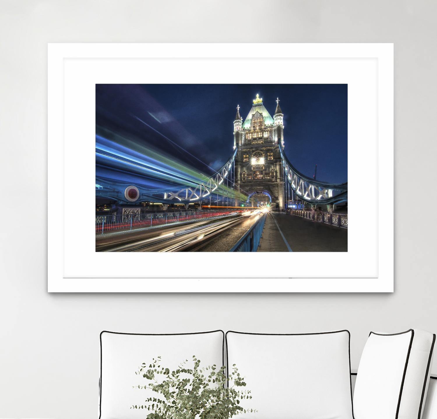 Tower Bridge traffic by Nick Jackson on GIANT ART - green city scene