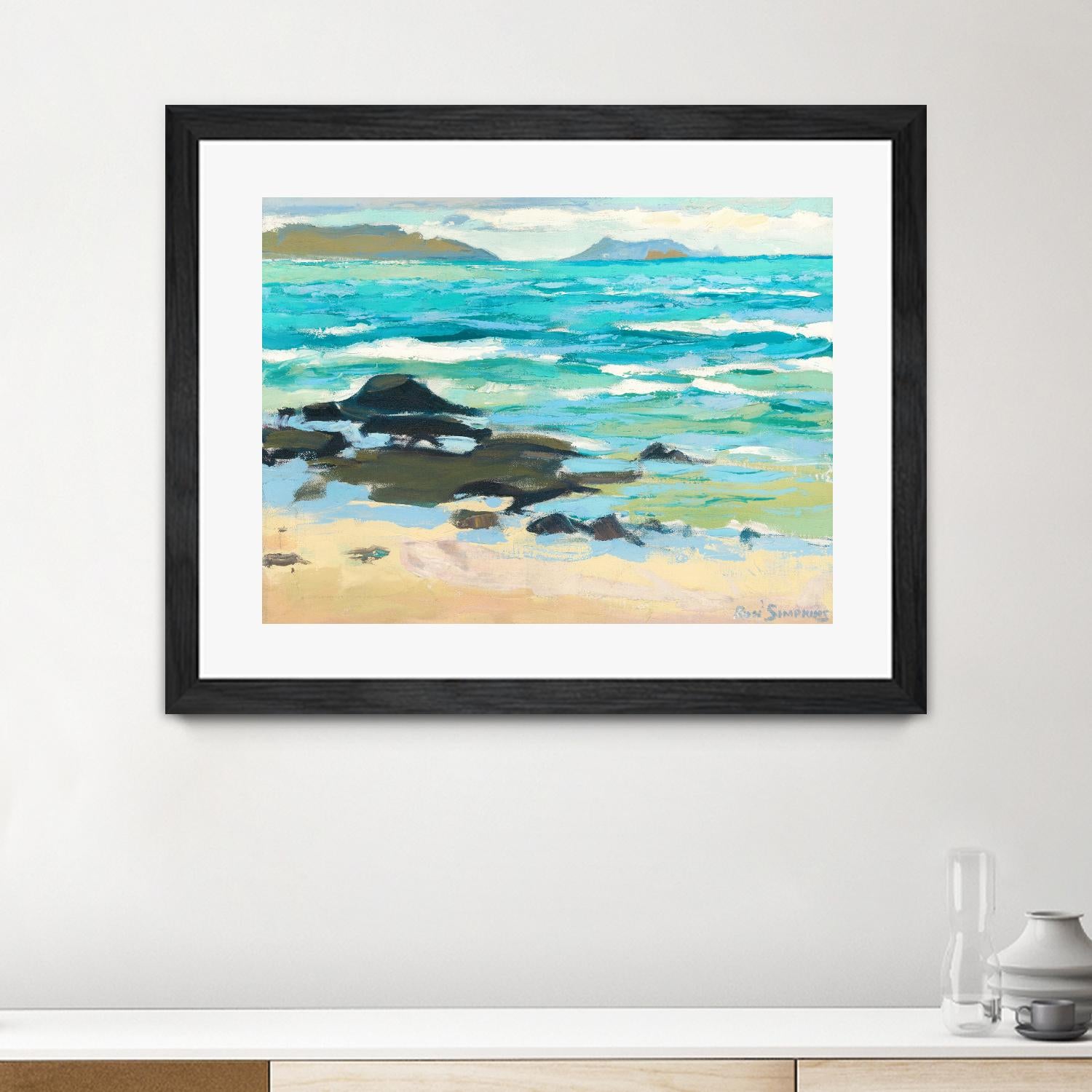 Hawaii 5.0 by Ron Simpkins on GIANT ART - blue landscape canadien