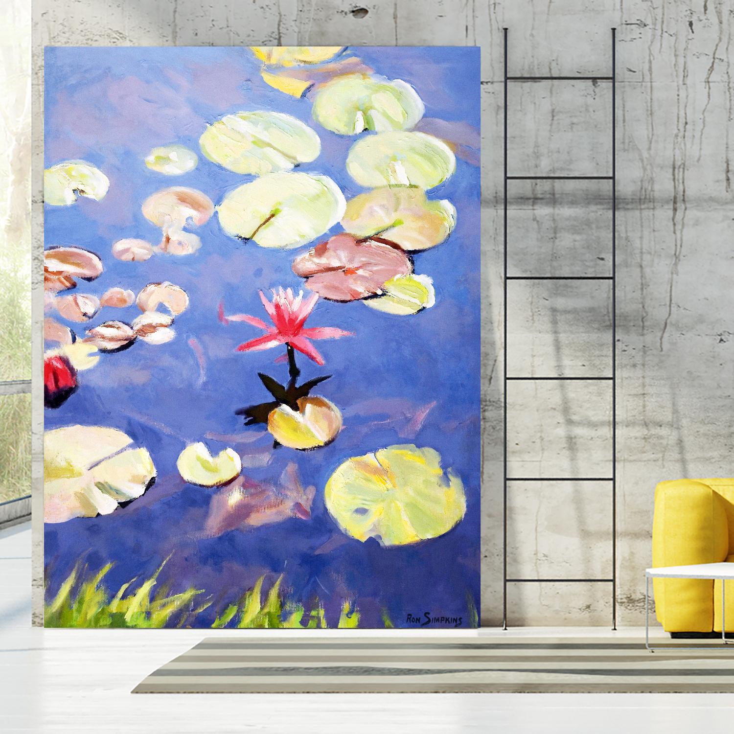 Nature's Beauty is Simple by Ron Simpkins on GIANT ART - blue sea scene