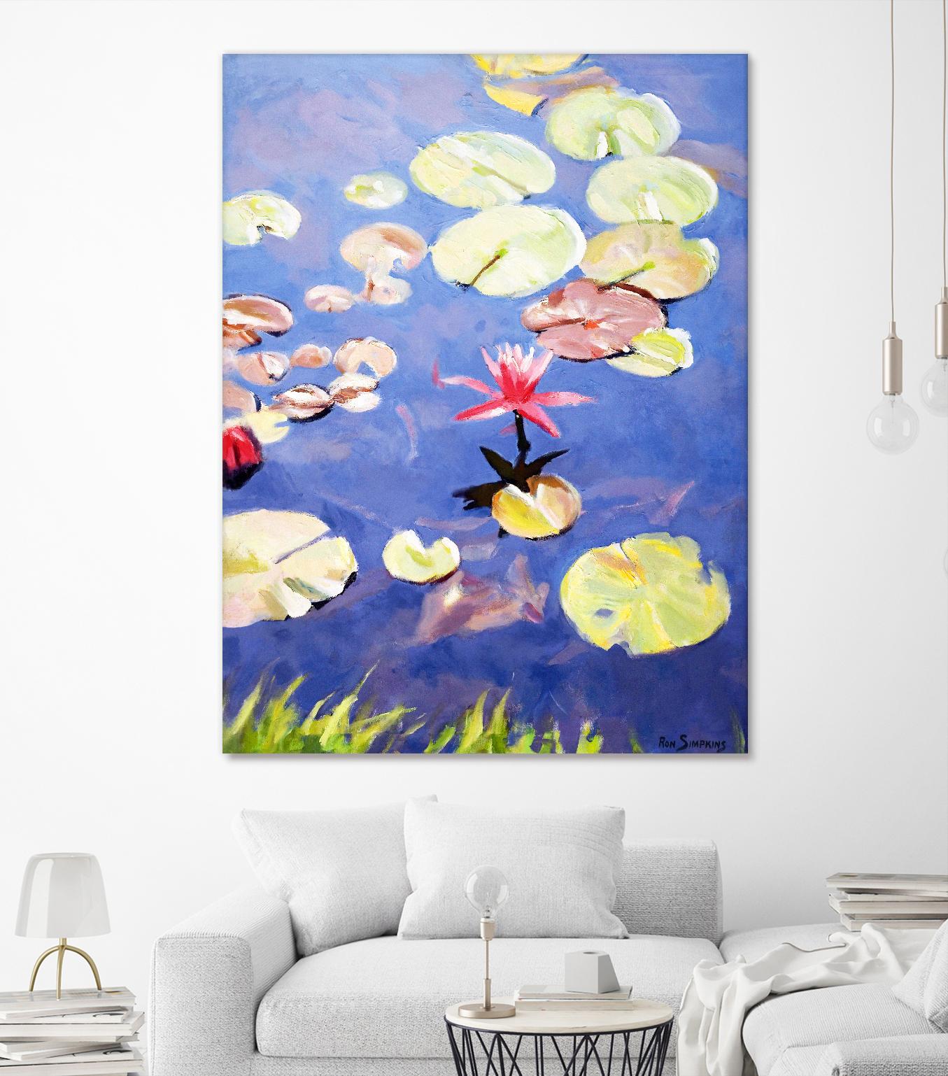 Nature's Beauty is Simple by Ron Simpkins on GIANT ART - blue sea scene