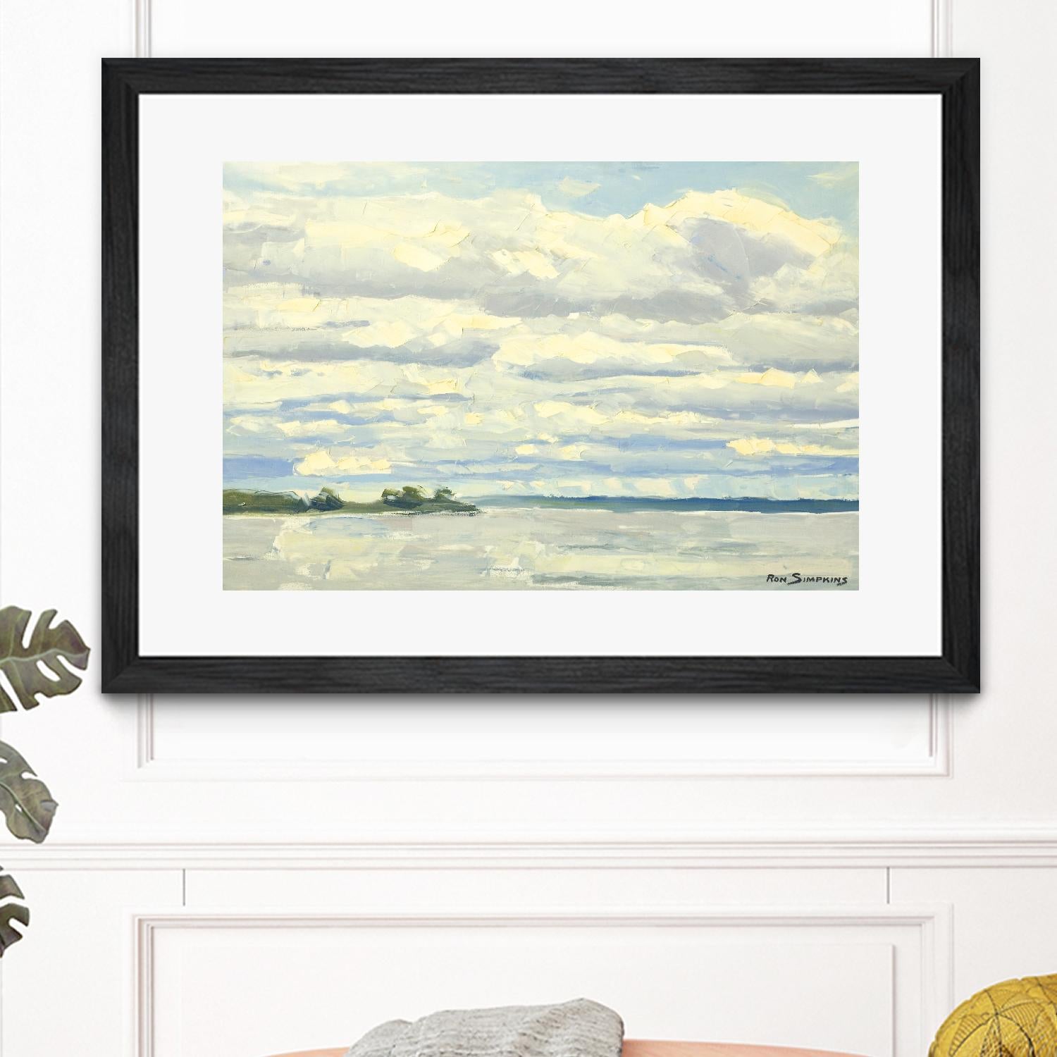 Never Ending Skies by Ron Simpkins on GIANT ART - white landscape canadien